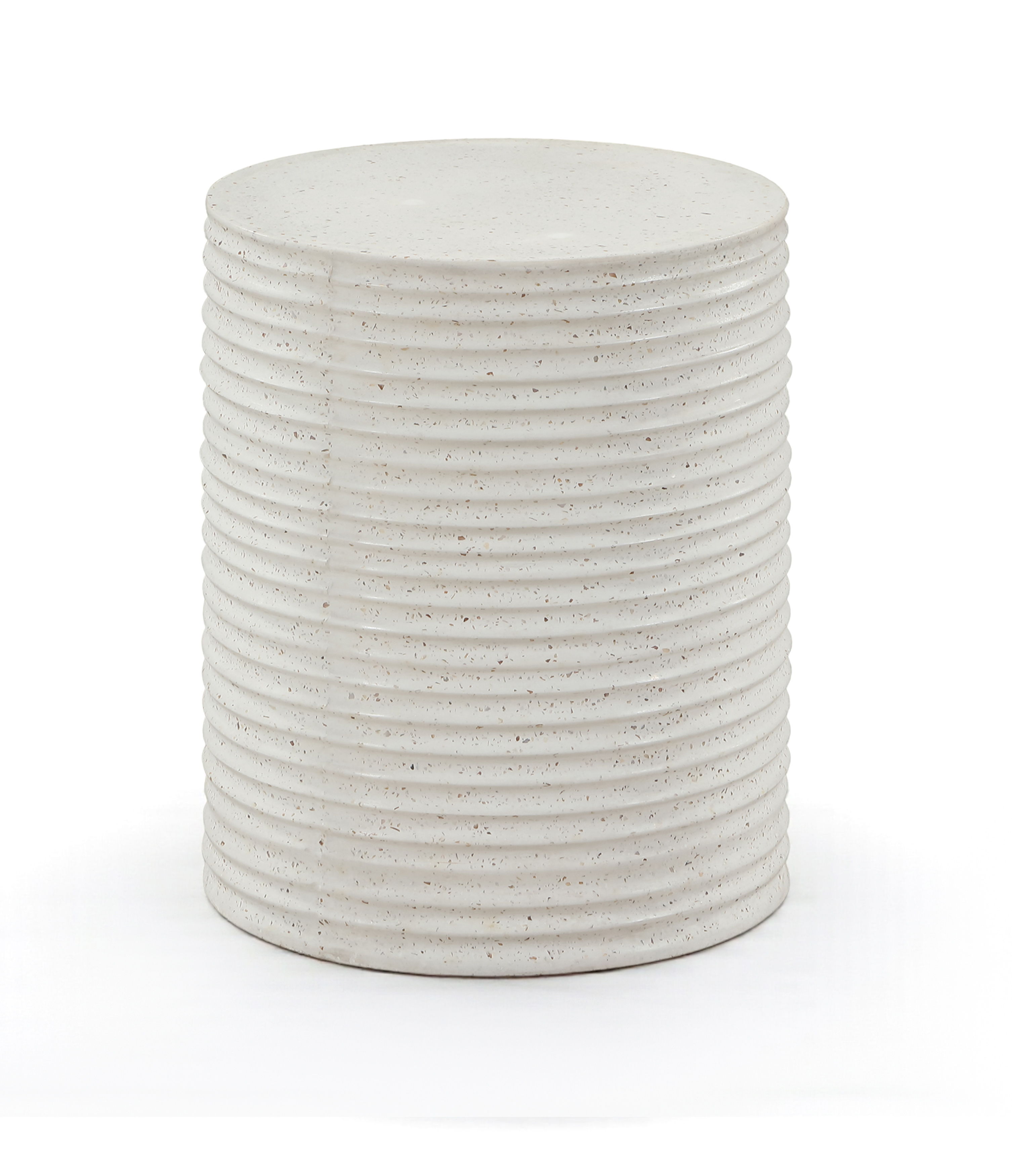 Nobi - Concrete End Table - Terrazzo