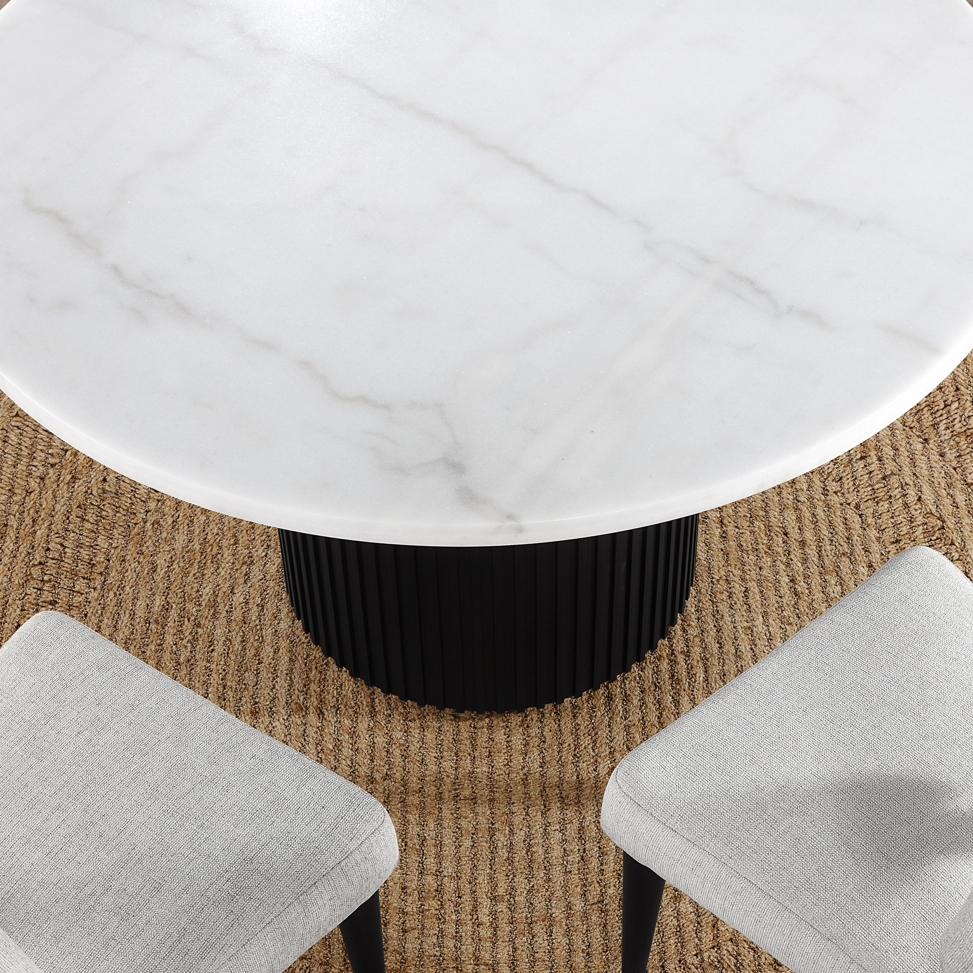 Colvin - Marble Top - White