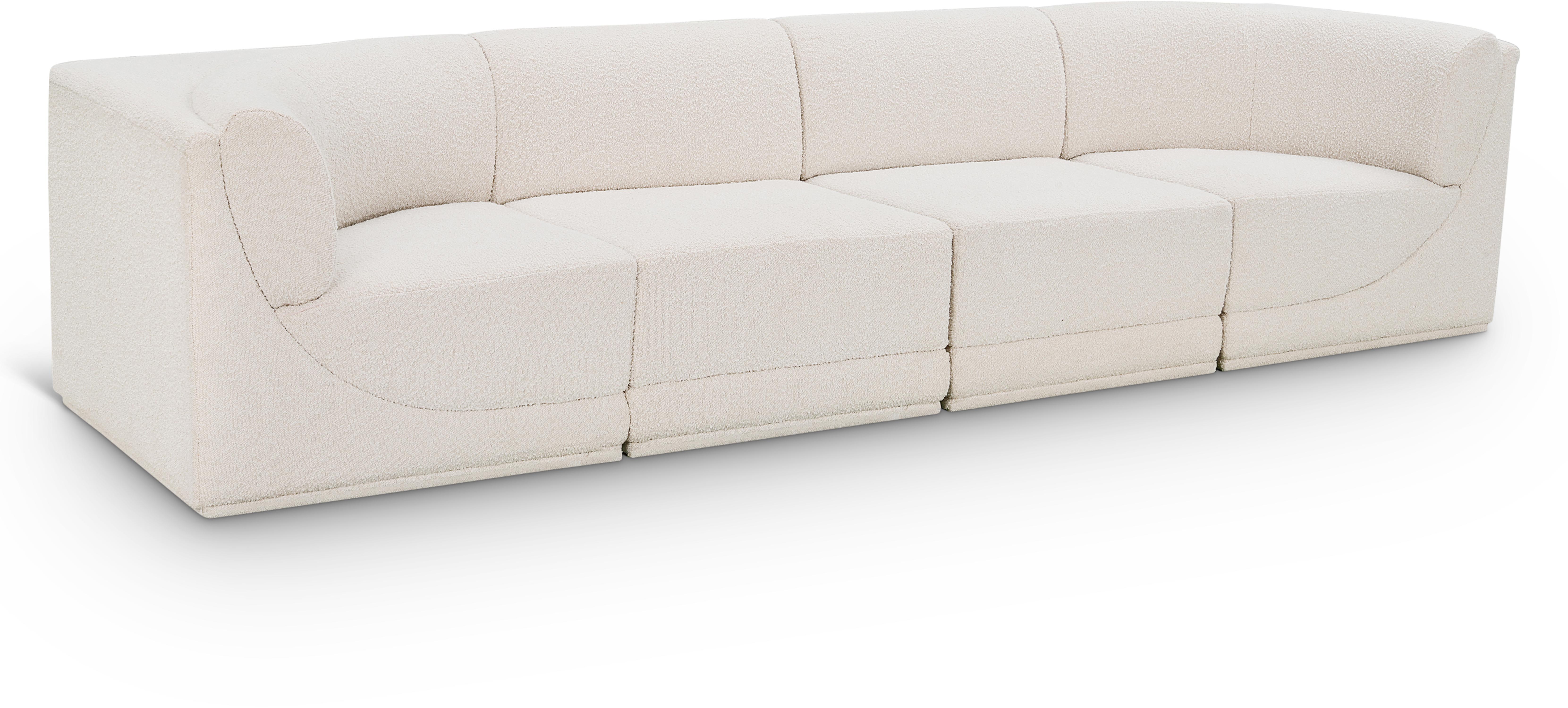 Ollie - 4 Seat Modular Sofa - Cream