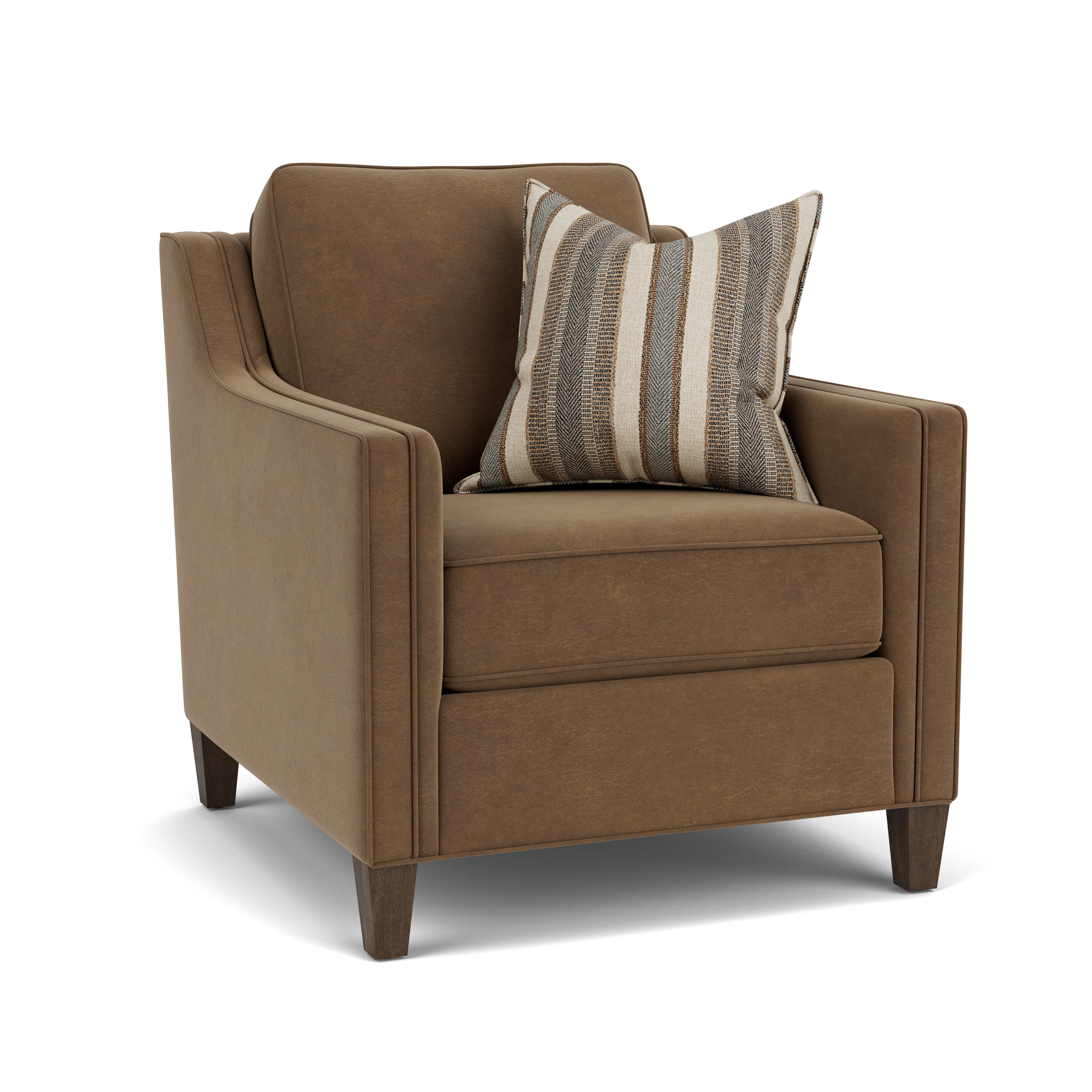 Finley - Fabric Power Incliner, dark brown, view 2