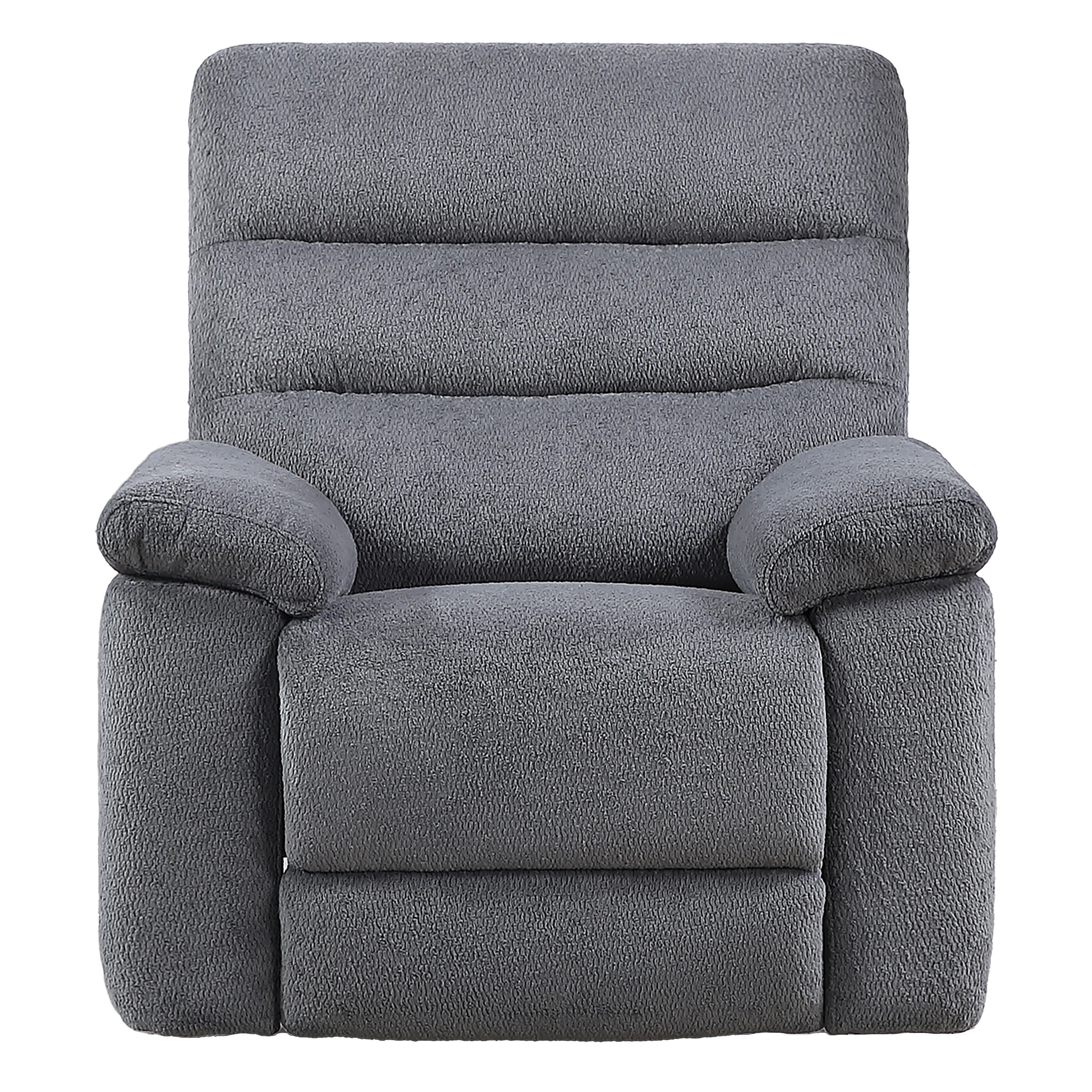 Cozy - Manual Recliner - Gray
