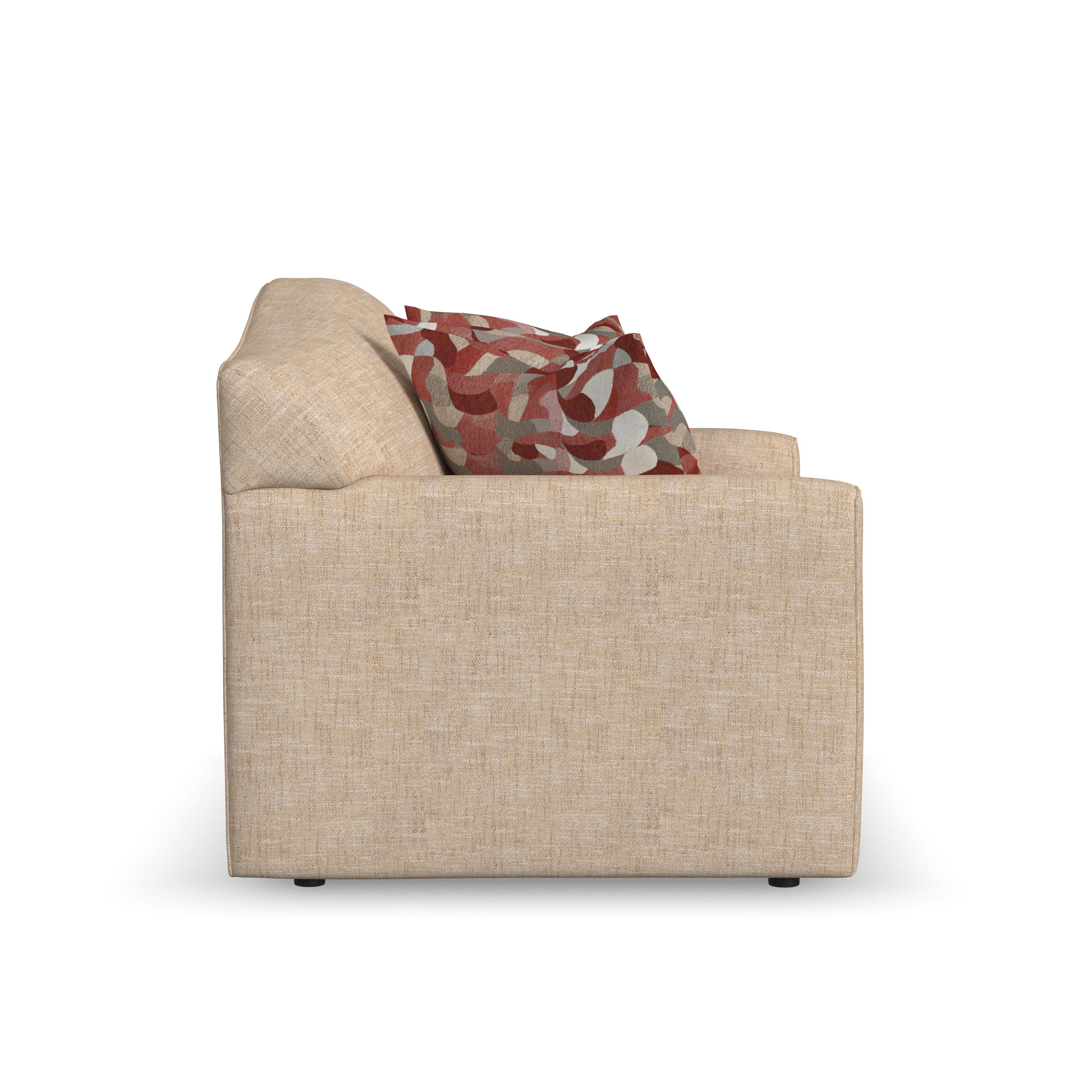 Aggie - Fabric Loveseat, beige, view 3
