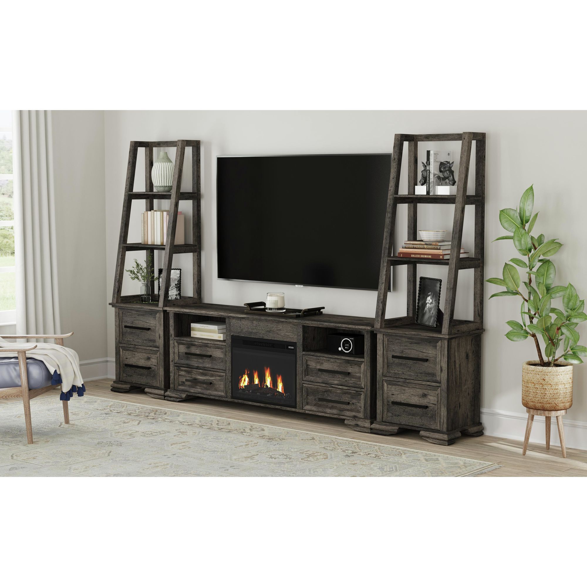 Park Ridge - Side Piers - Charcoal