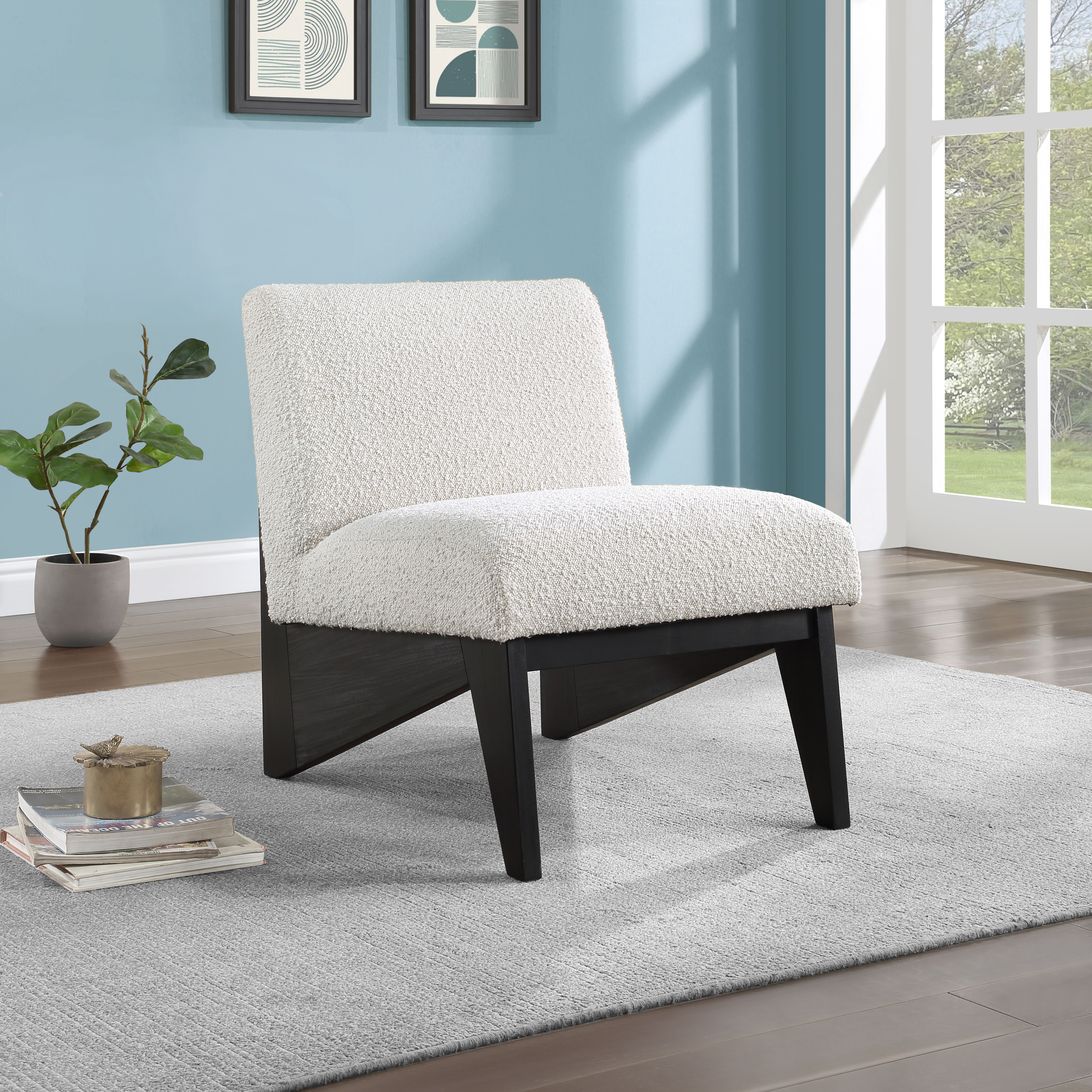 Chapman - Fabric Accent Chair - Cream
