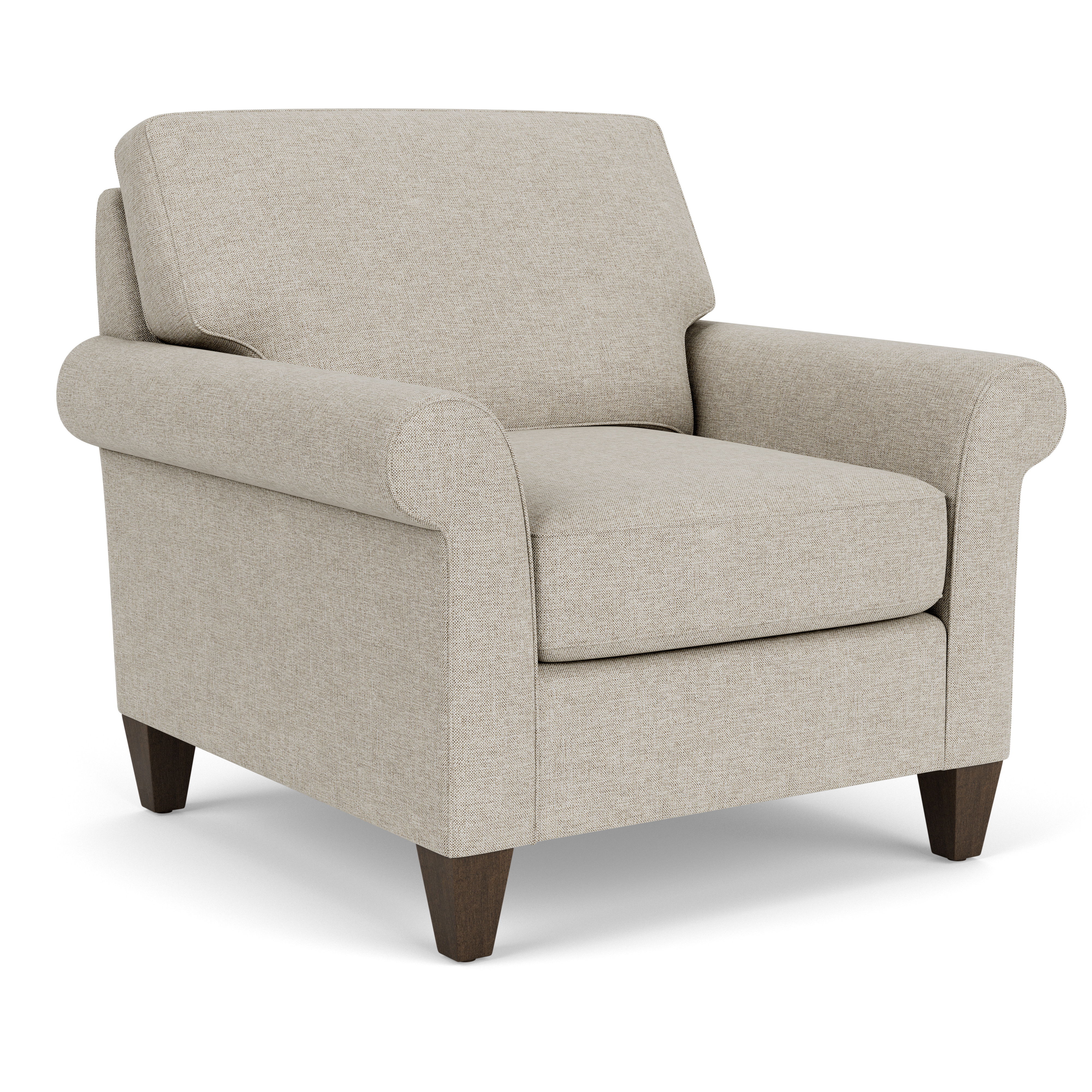 Westside - Fabric Chair, light gray