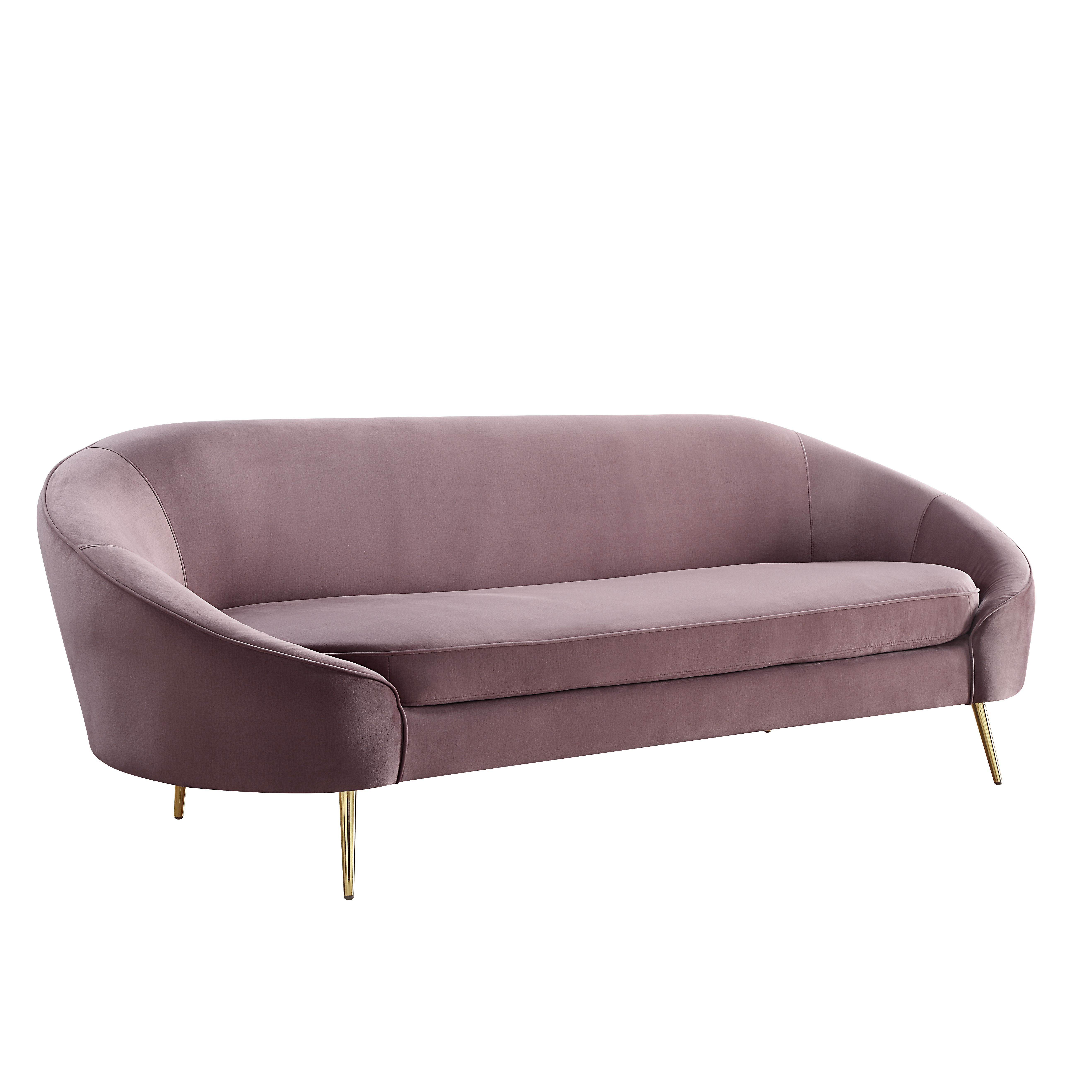 Abey - Sofa - Pink Velvet Image
