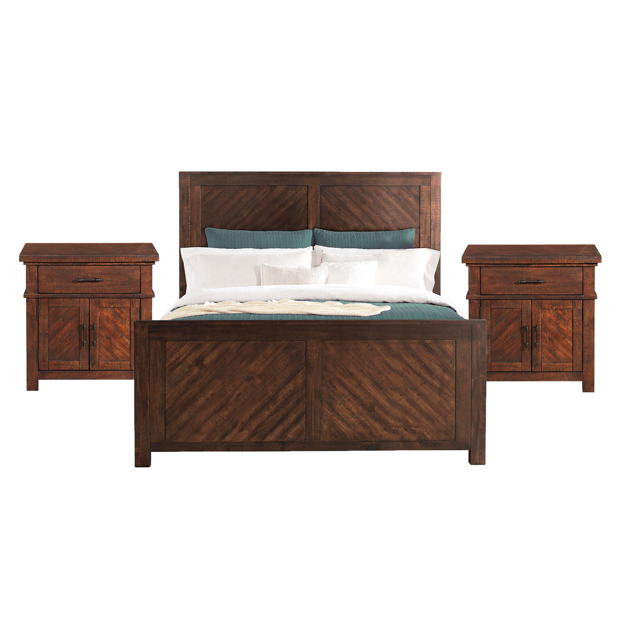 King · 3 Pc · Bedroom Set