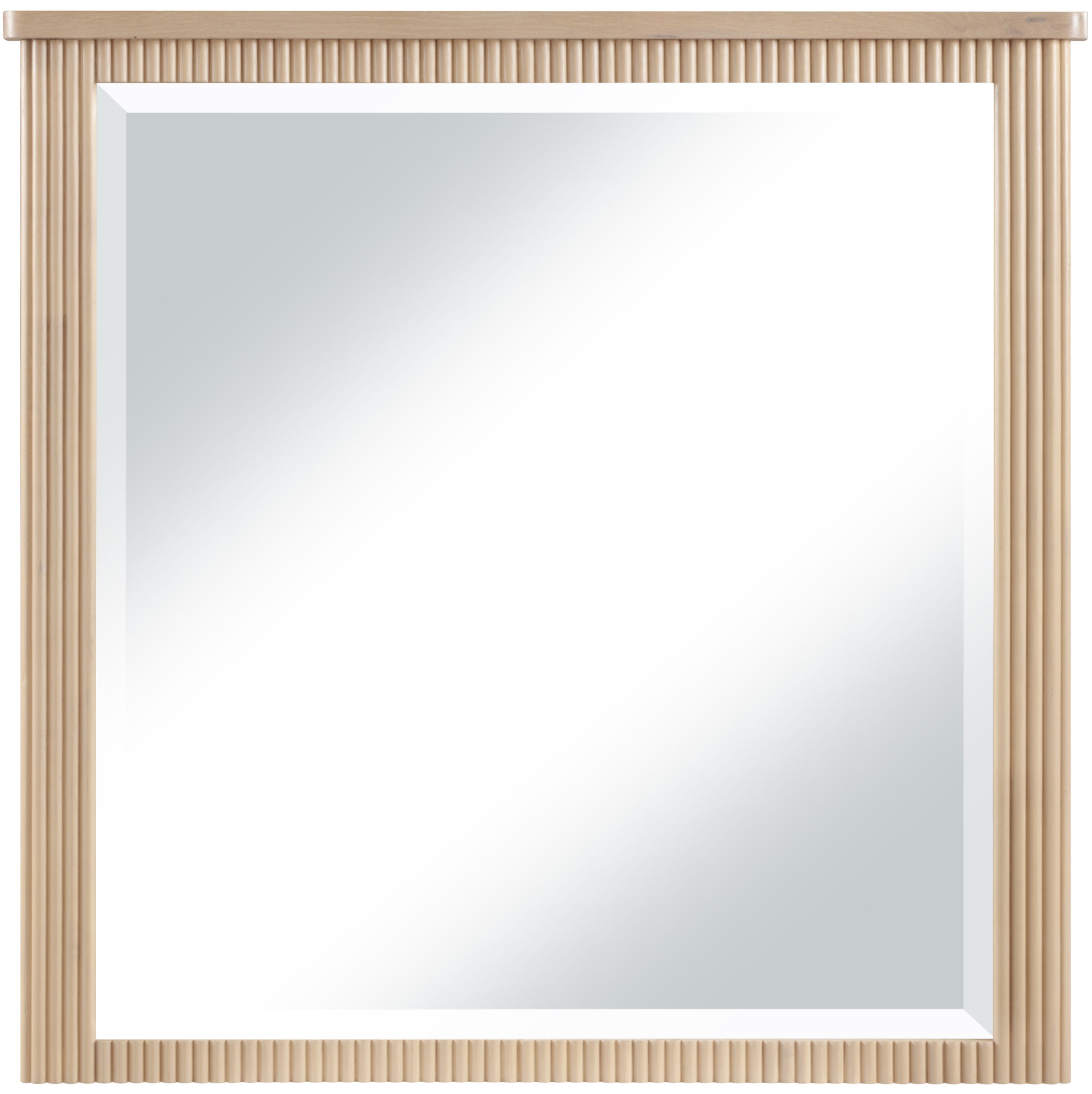 Astrid - Solid Wood And Oak Veneer Mirror - Natural