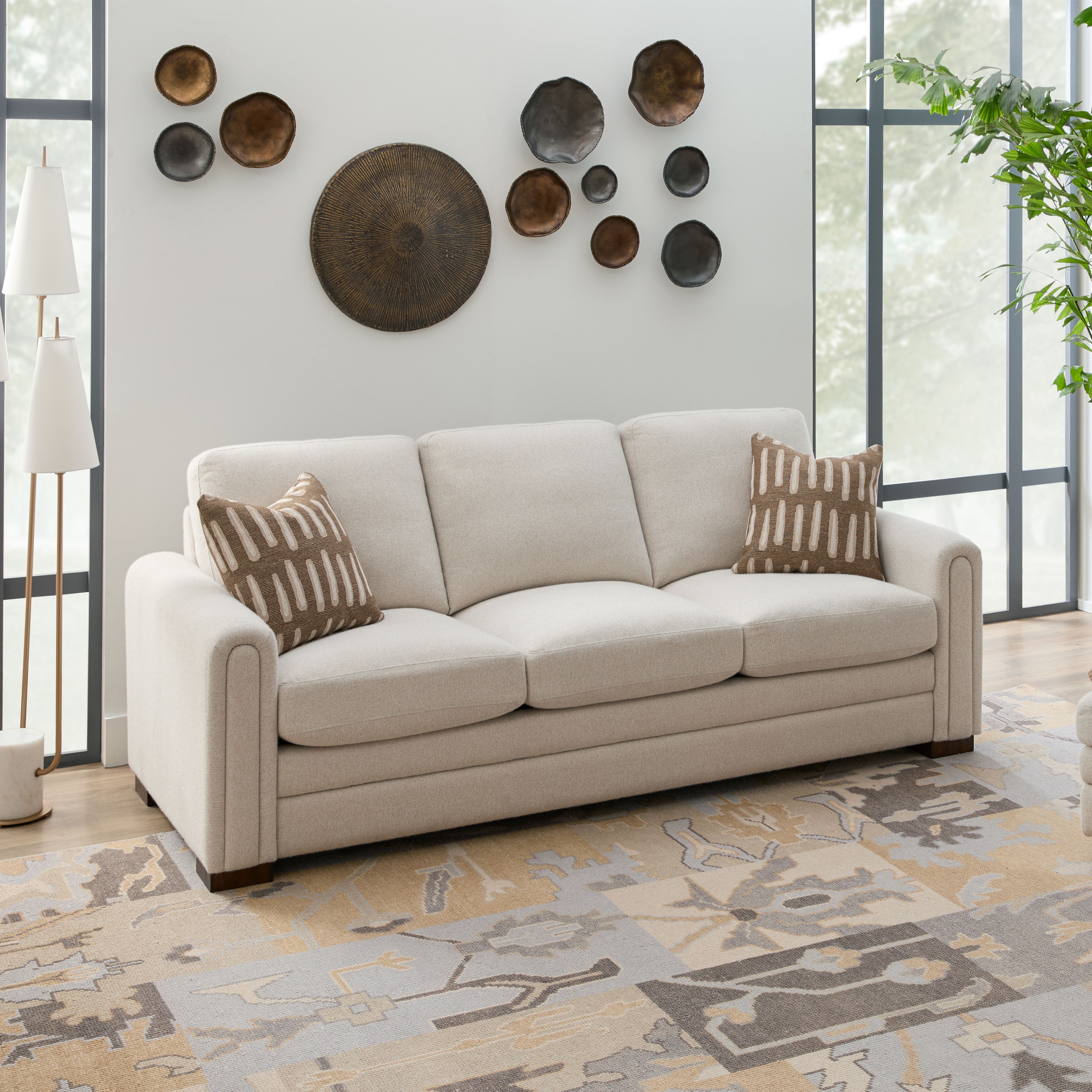 Rudy - Sofa For Living Room, light brown