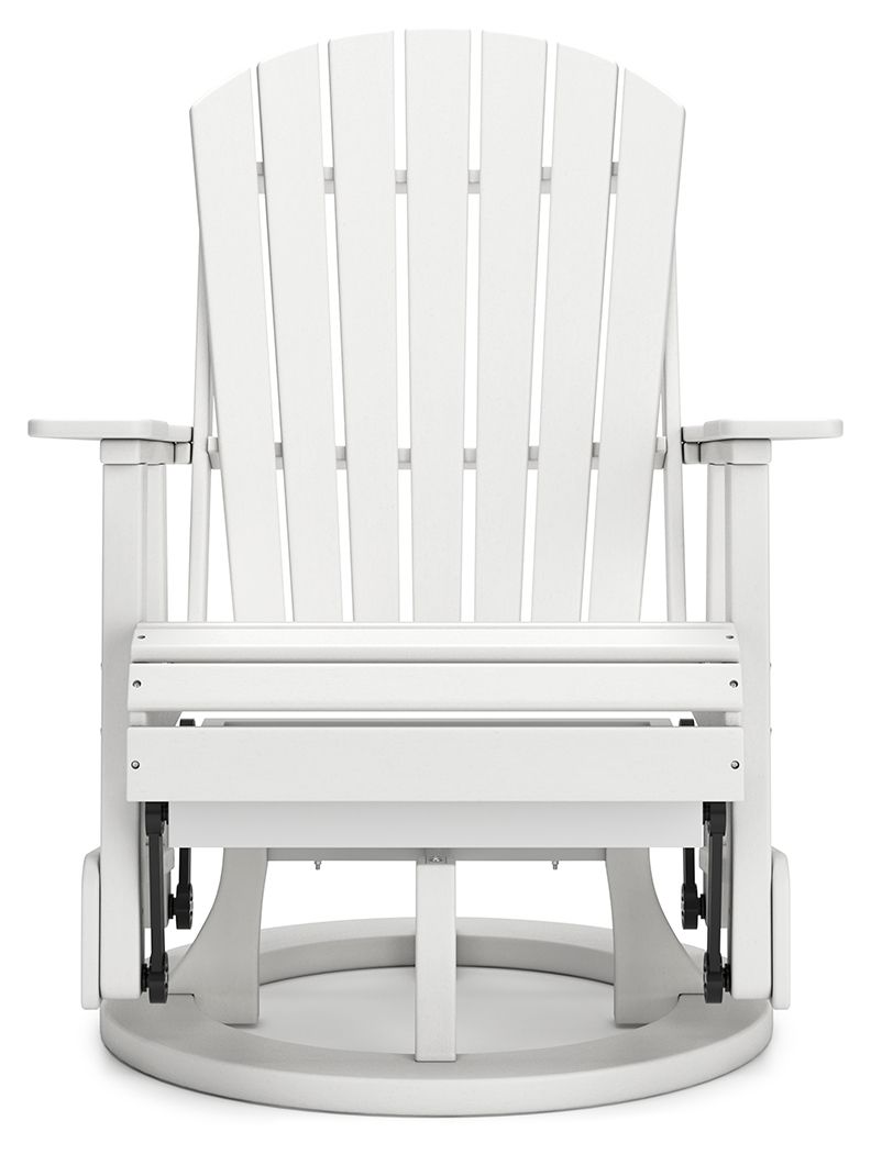 Ashley Furniture Hyland Wave - Swivel Glider Chair - White - Image 5