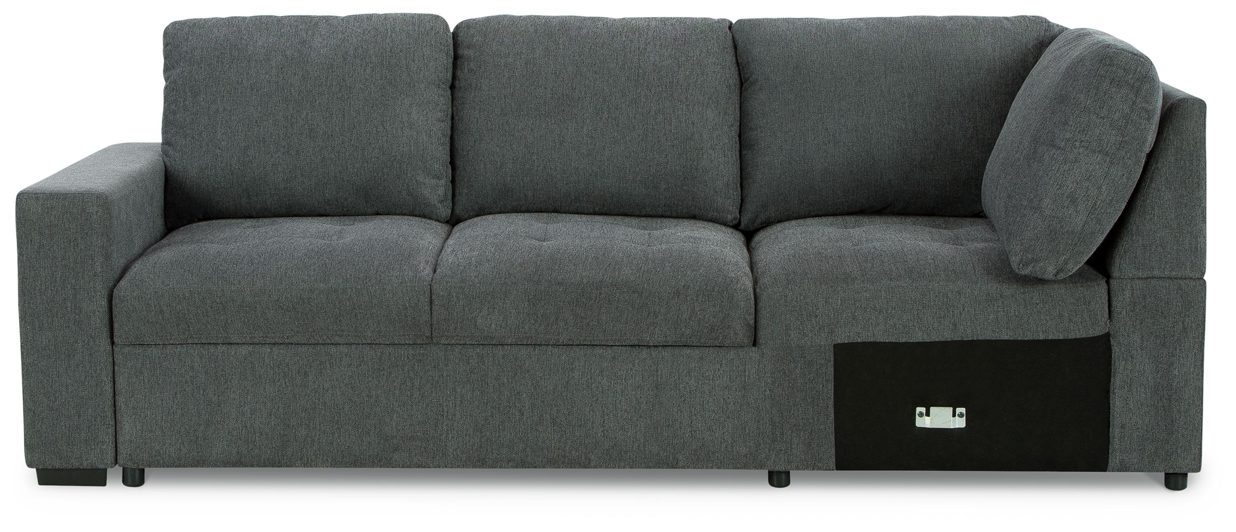 Millcoe Gray Laf Sofa W/Corner Wedge New Lots Furniture Online Store