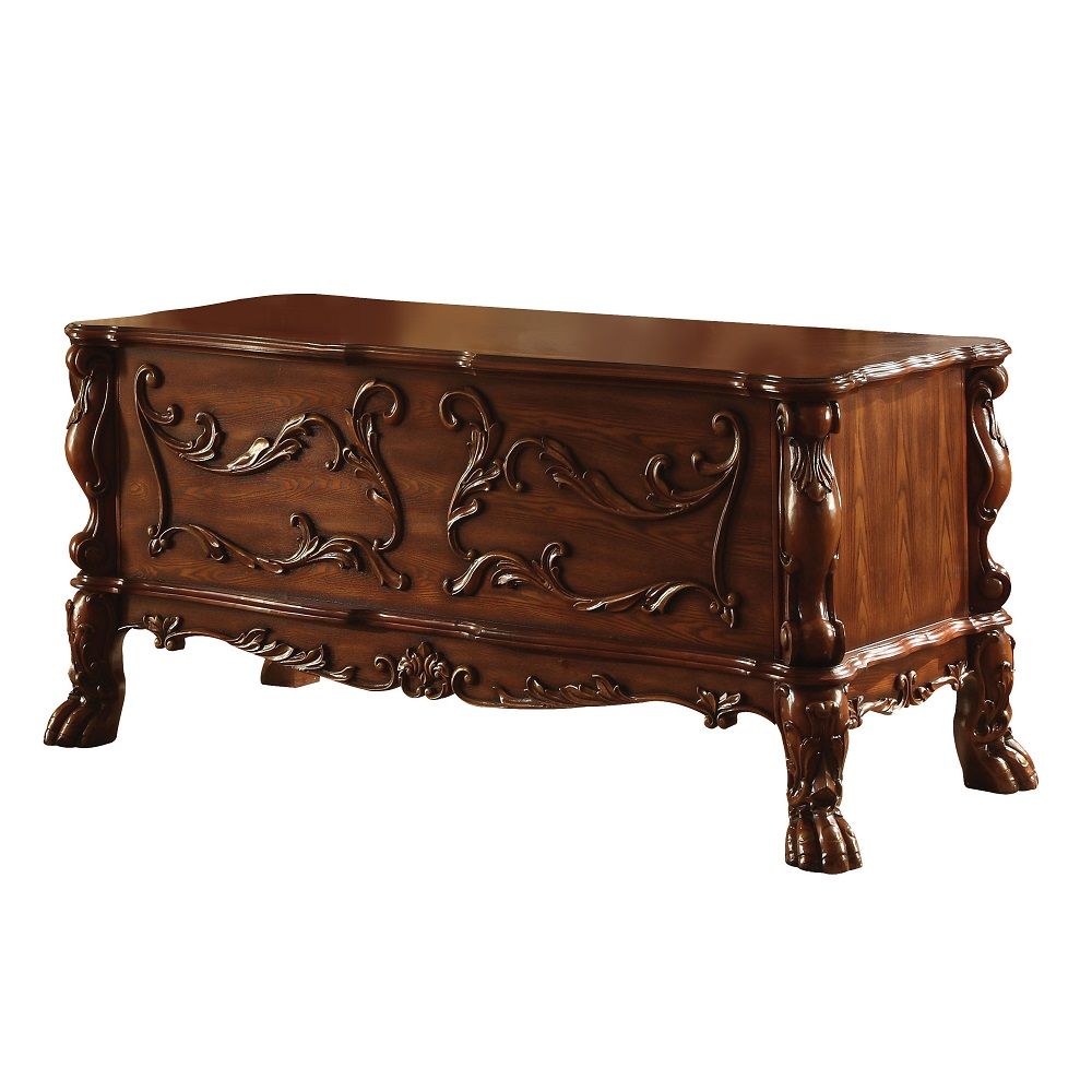 Dresden - Executive Writing Desk - Cherry Oak, dark brown, view 2