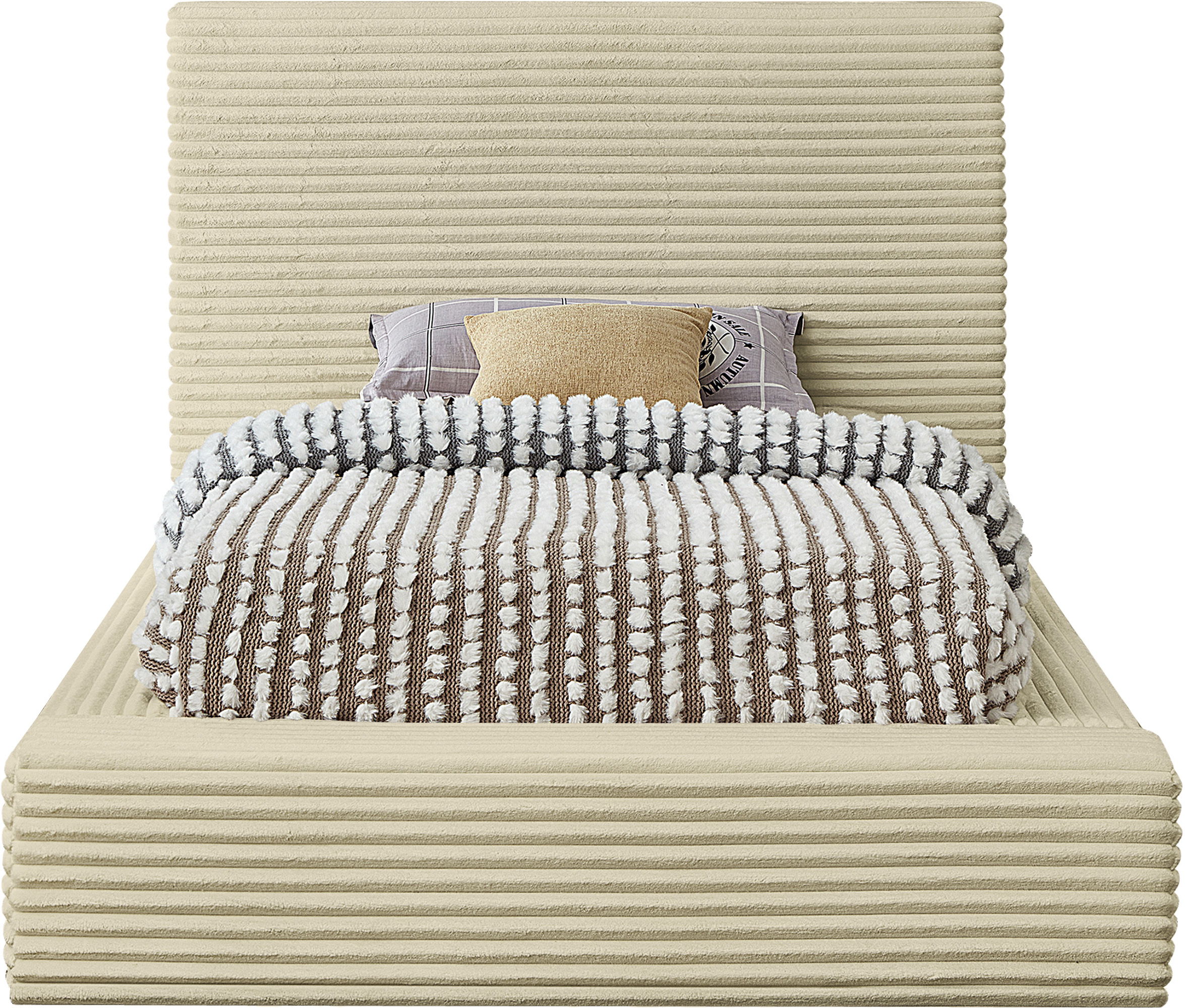 Dexter - Twin Bed - Cream