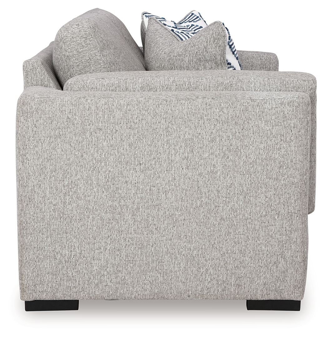 Ashley Furniture Evansley - Loveseat - Pewter - Image 4