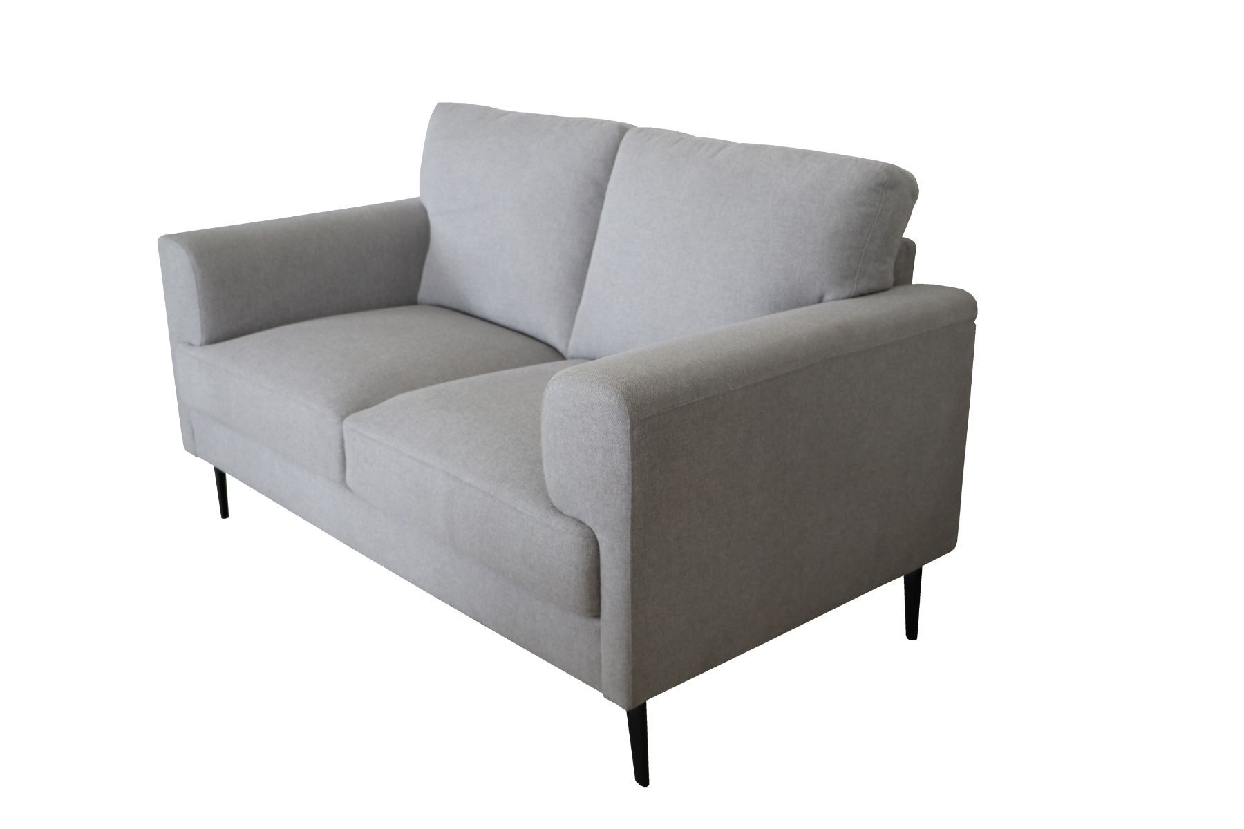 Kyrene - Loveseat - Light Gray Linen, light gray