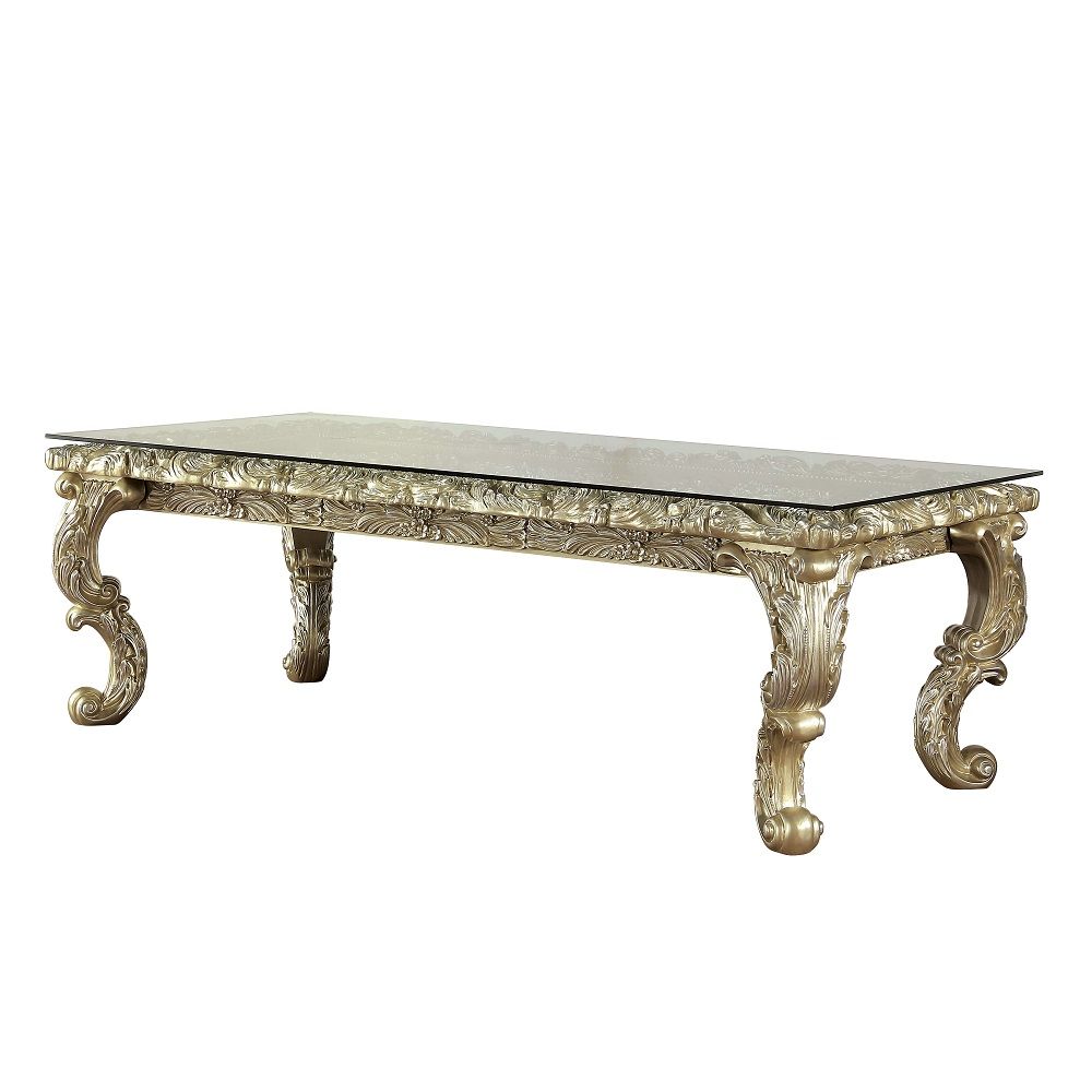 Vatican - Dining Table - Champagne Silver, beige, view 5