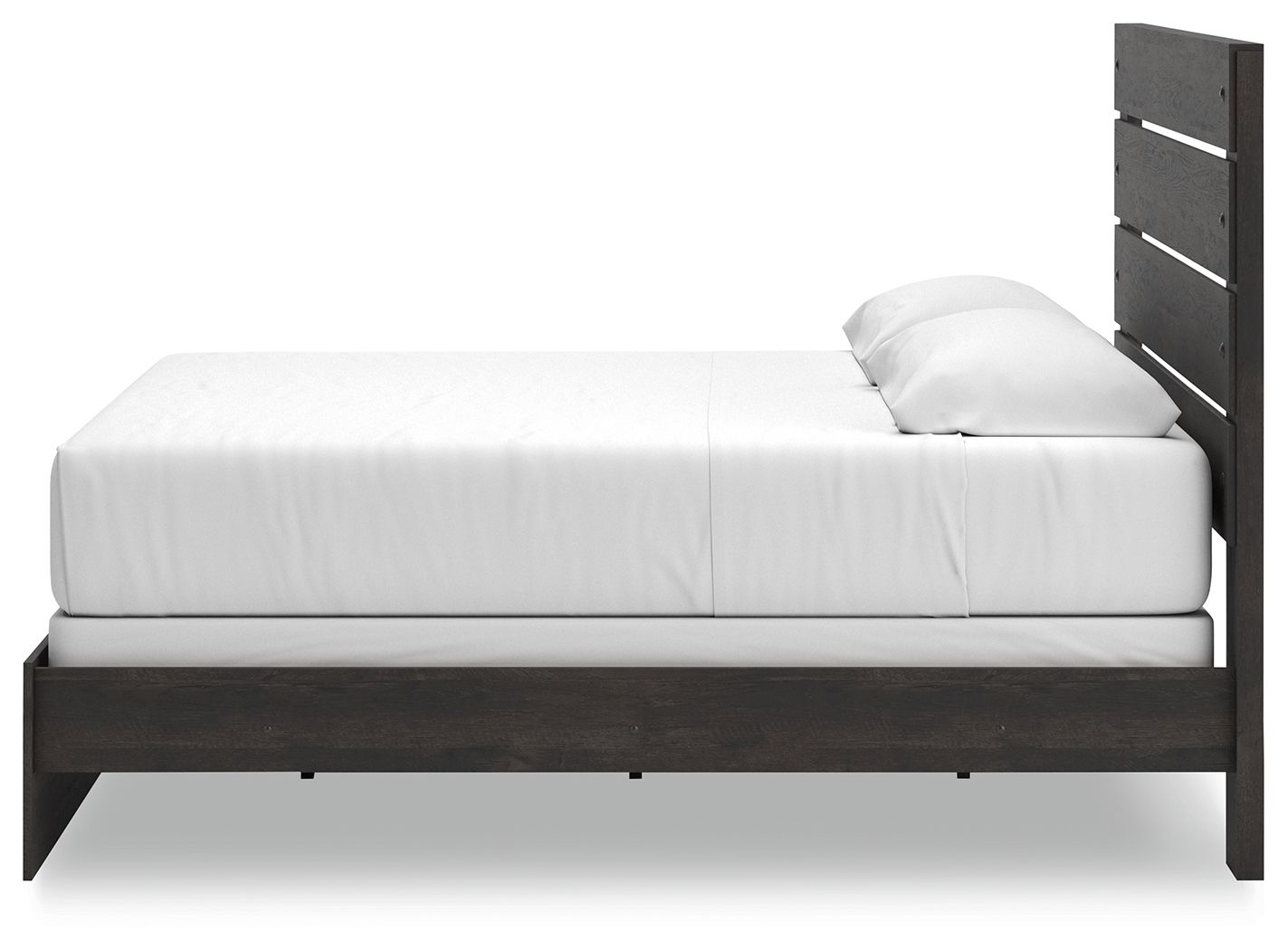 Ashley Furniture Hollivern - King Panel Bed - Dark Gray - Image 8