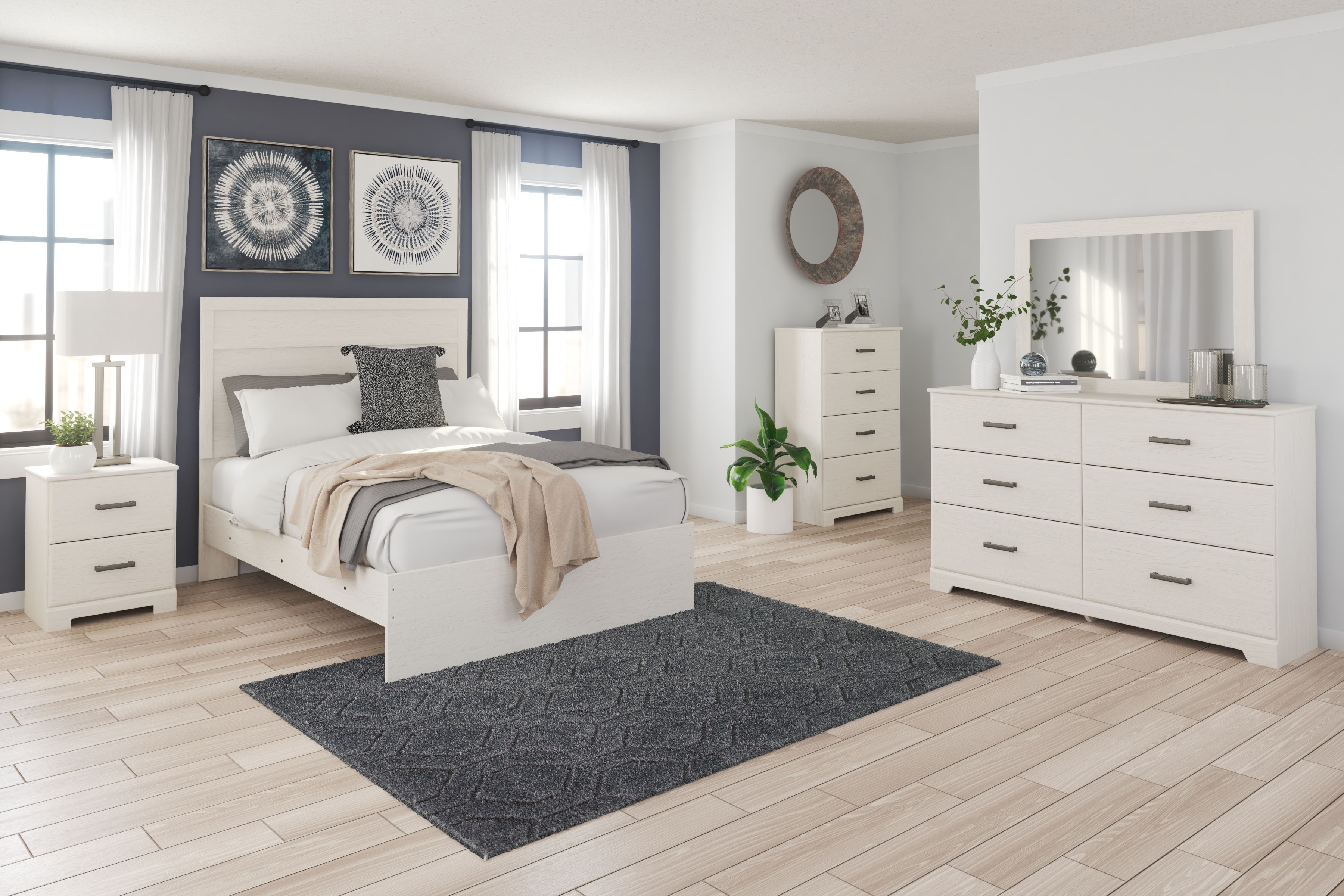 Full · 4 Pc · Dresser, Mirror, Full Panel Bed
