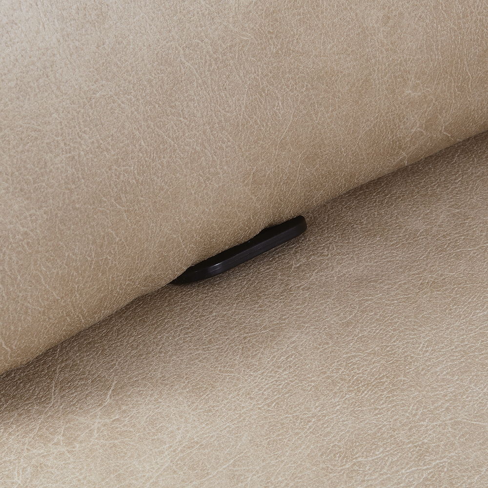 Elison - Motion Sofa - Dark Beige Polish Microfiber, beige, view 6