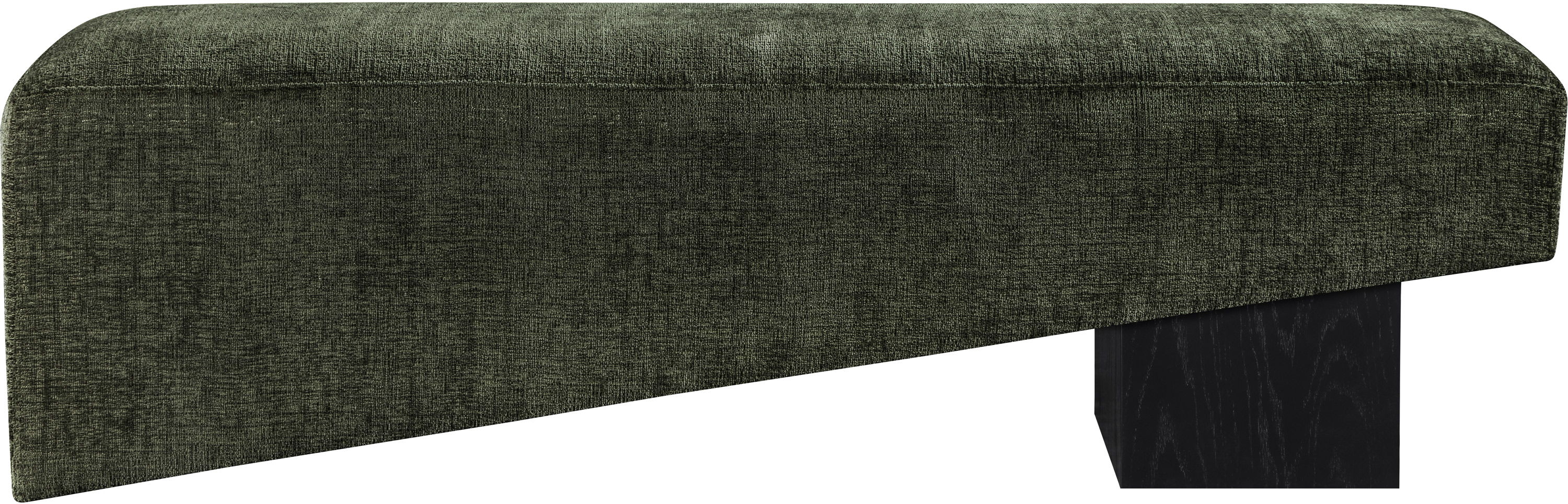 Alora - Bench With Black Base - Green