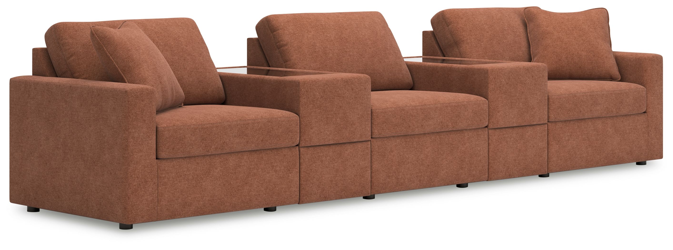5 Pc · Sectional With Storage Consoles