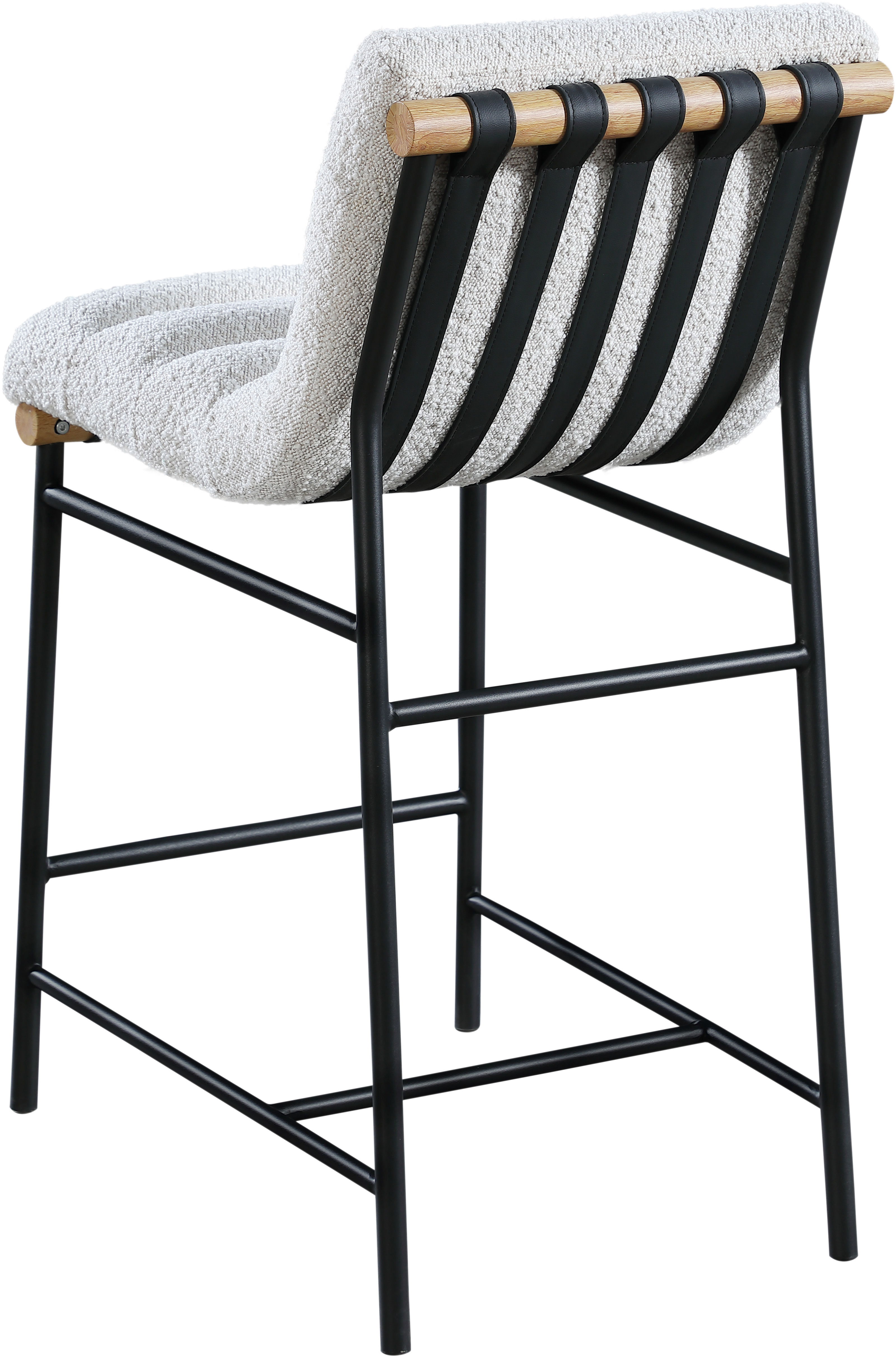 Burke - Boucle Counter Stool - Cream