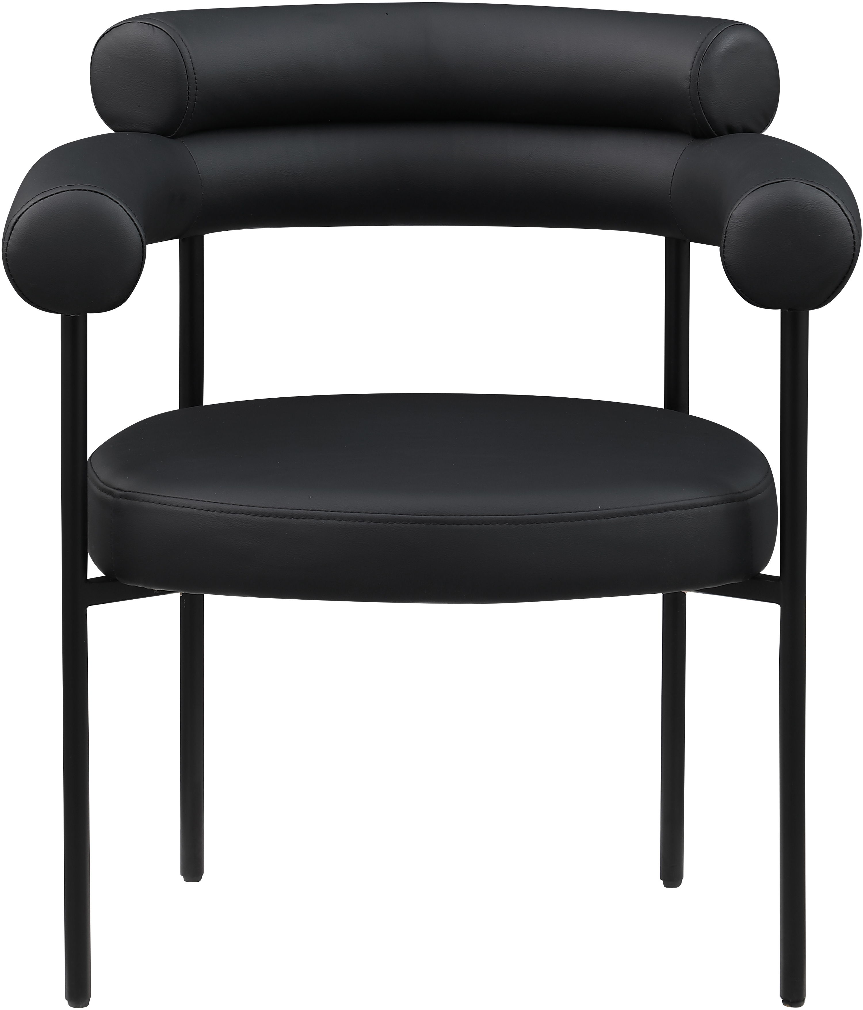 Blake - Faux Leather Dining Chair (Set of 2) - Black
