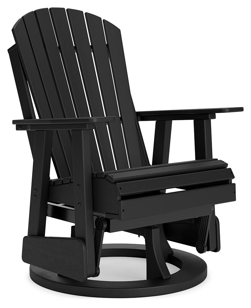 Hyland Wave - Swivel Glider Chair - Black
