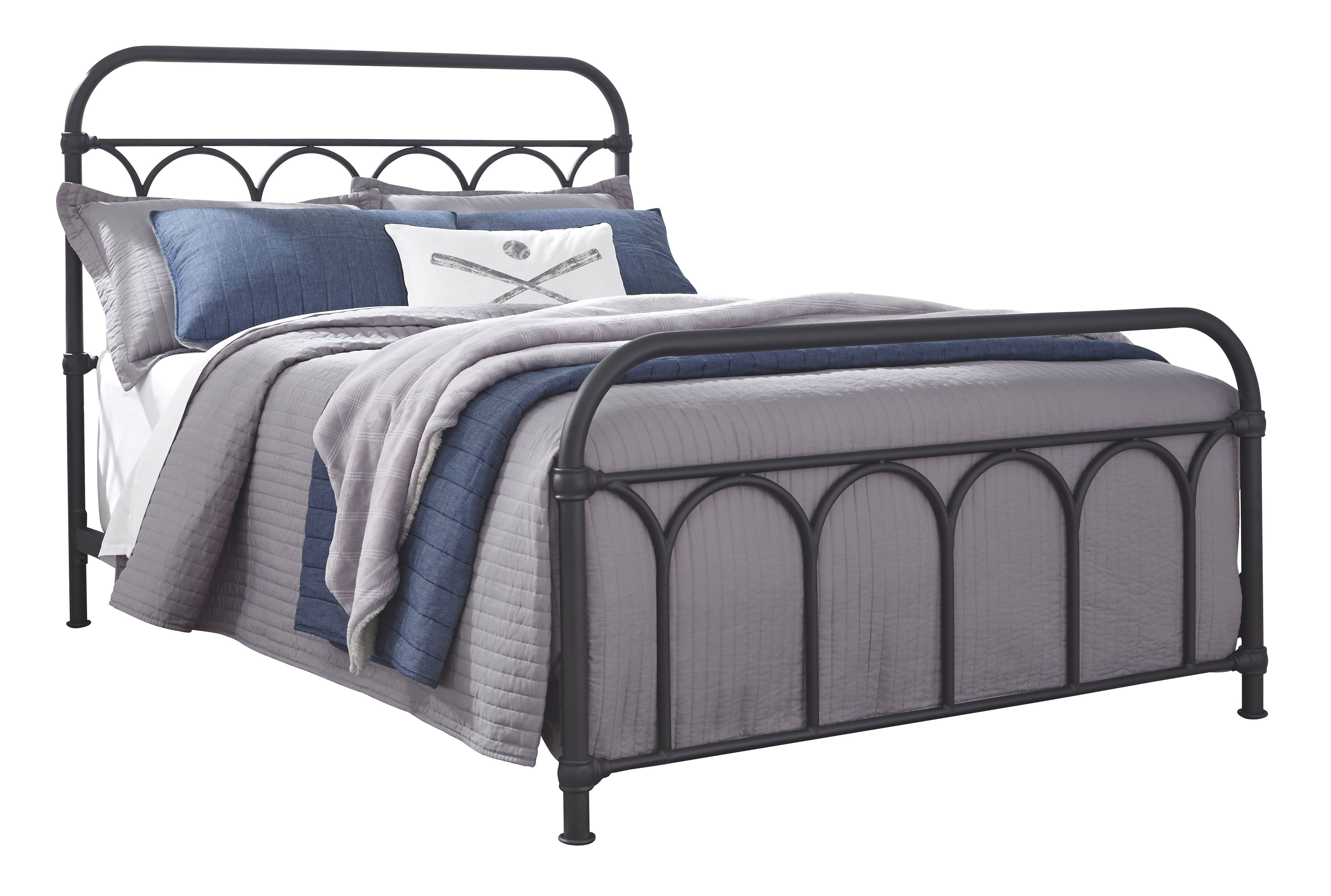 Ashley Furniture Nashburg - Full Metal HDBD/Ftbd/Rails - Black - Image 6