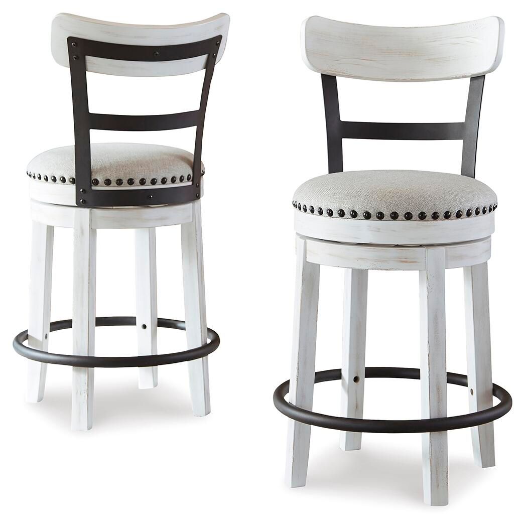 Valebeck – UPH Swivel Barstool – White
