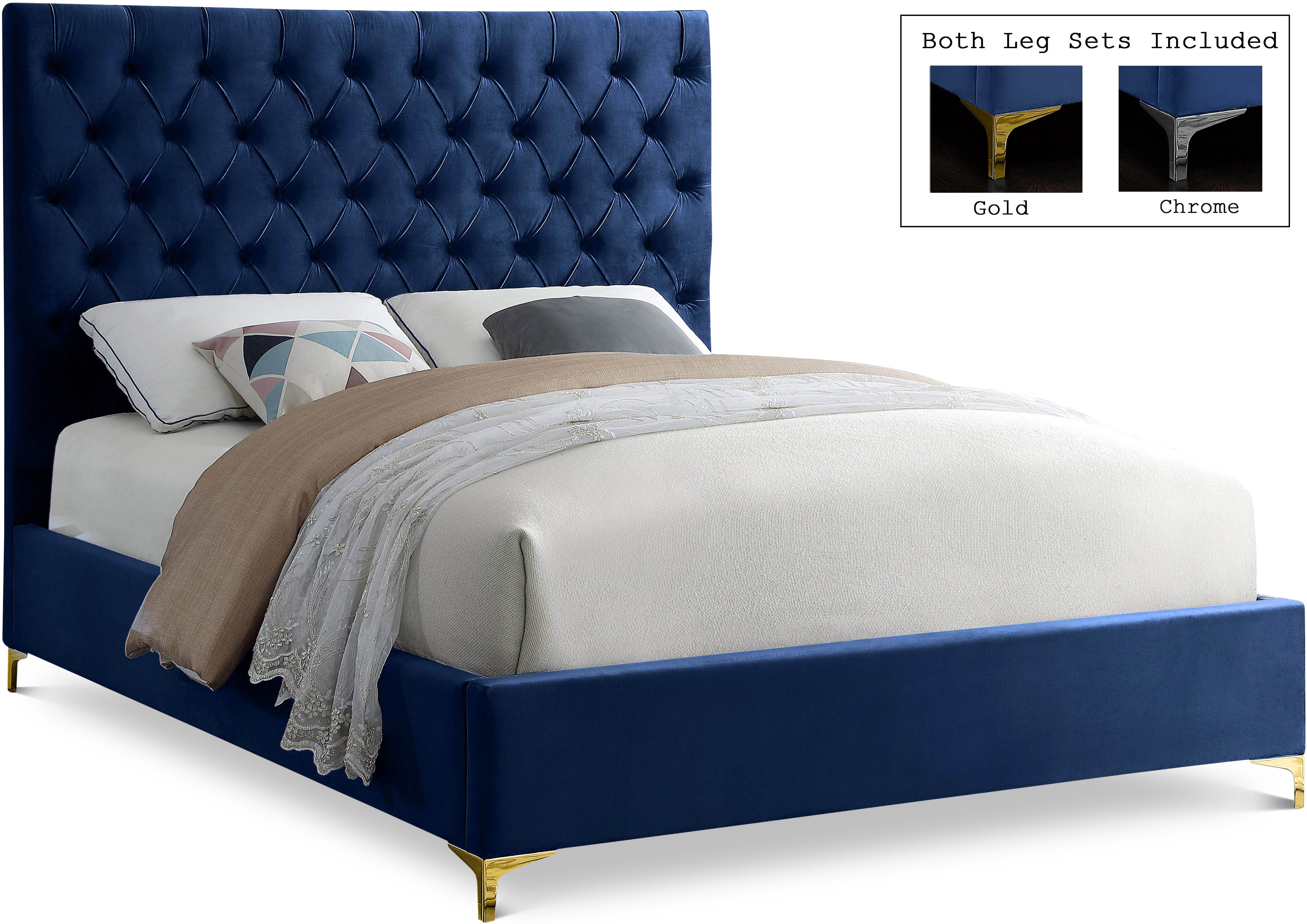 Cruz - King Bed - Navy