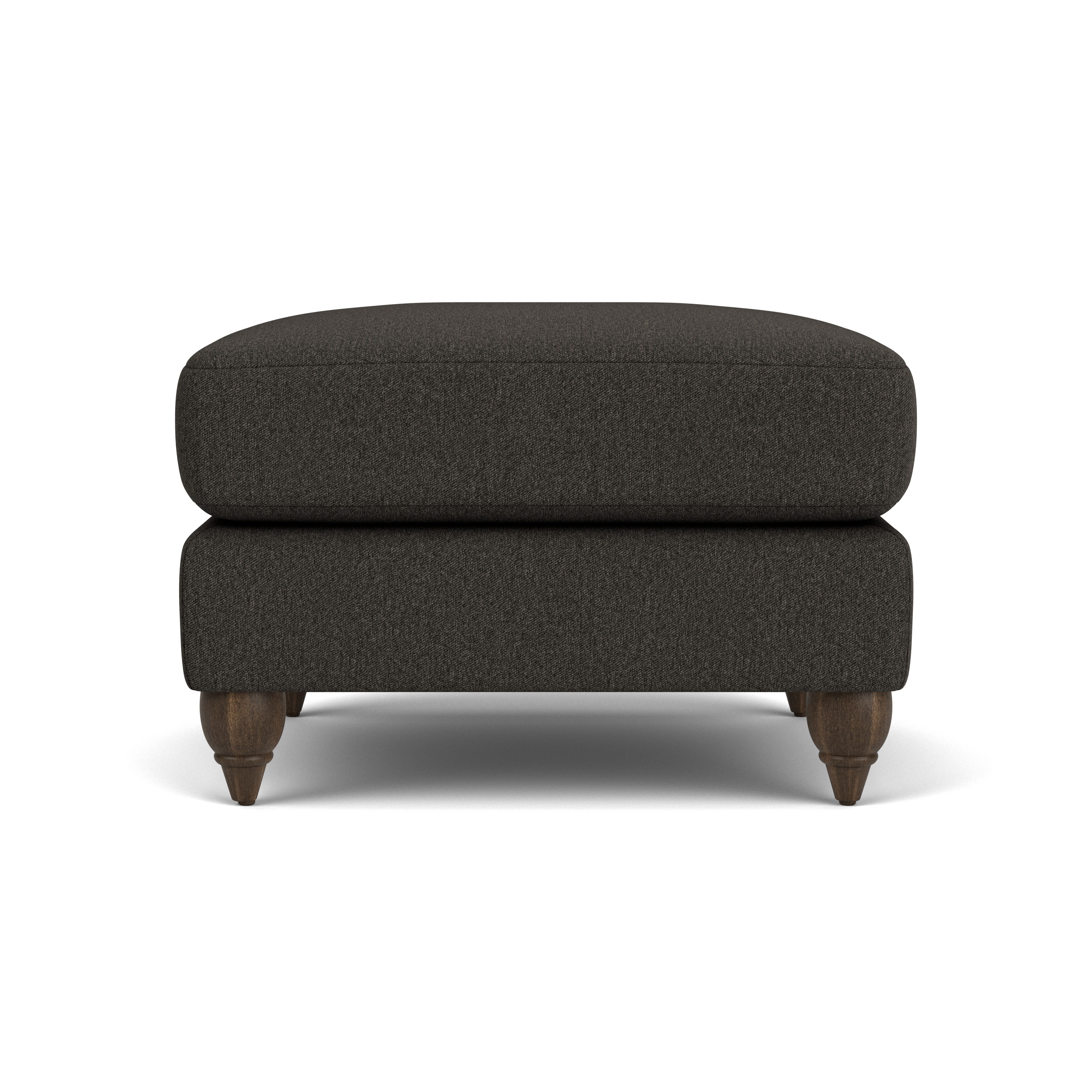 Stella - Fabric Ottoman, light gray, view 4