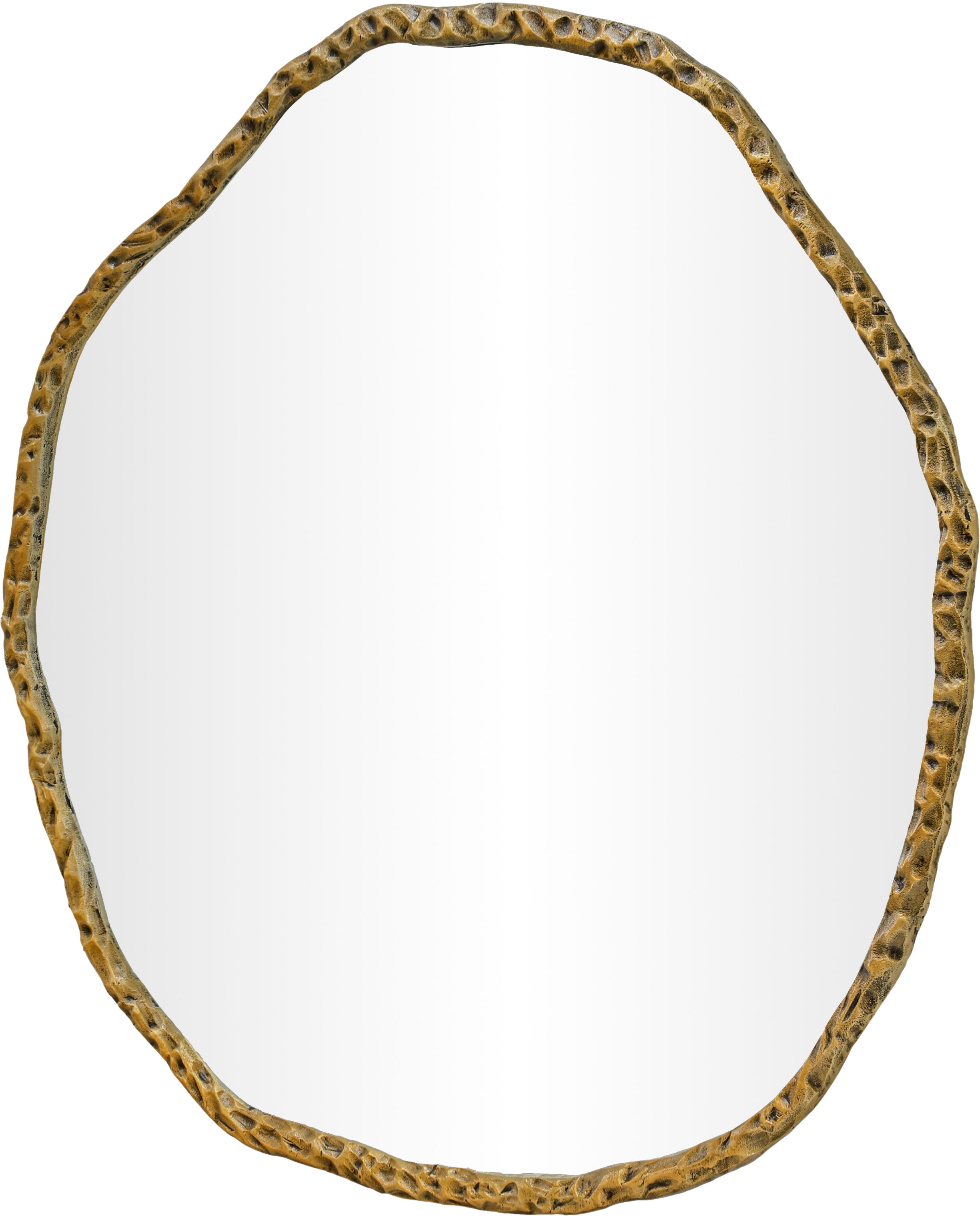 Molten - 36" Iron Mirror - Gold