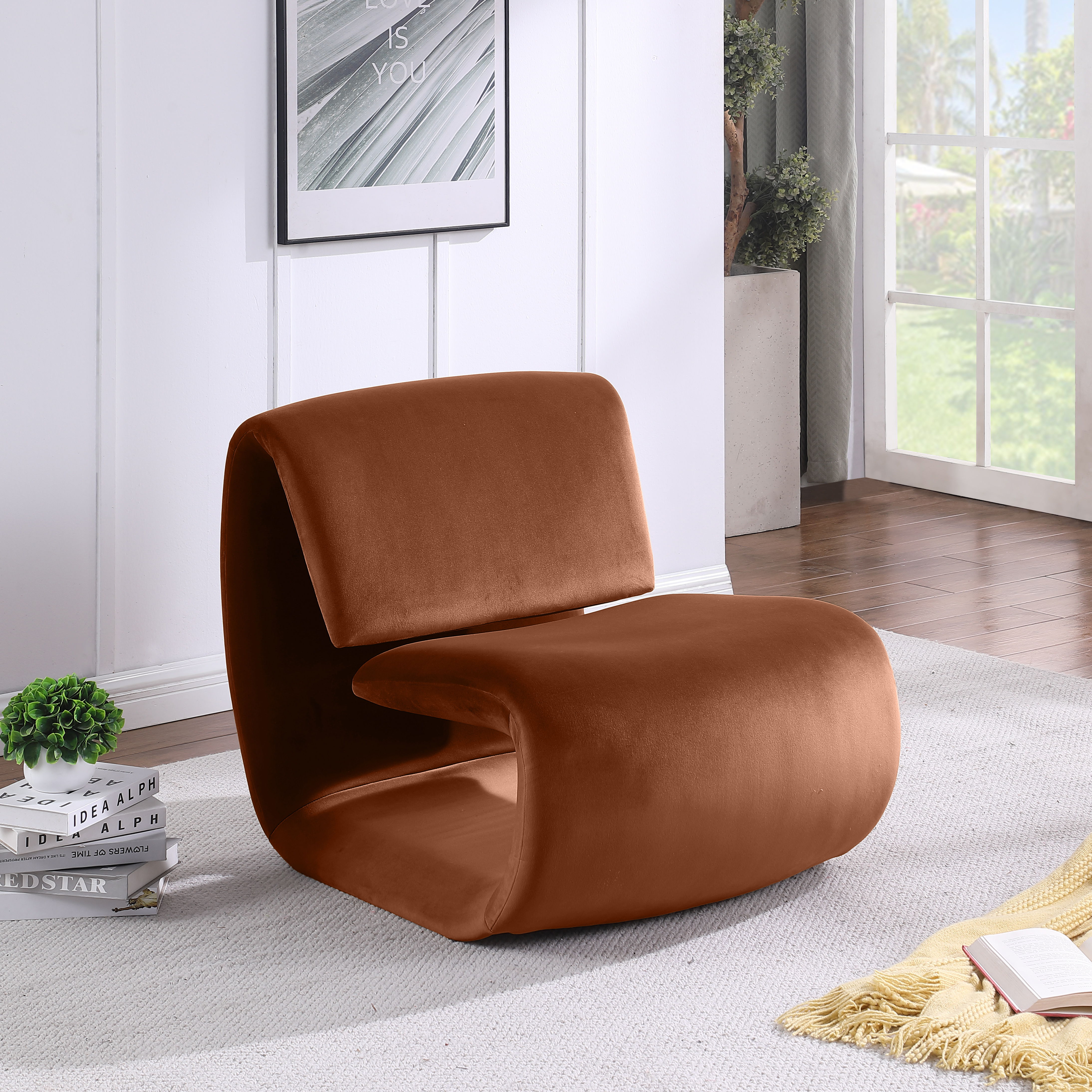 Nouveau - Accent Chair - Cognac