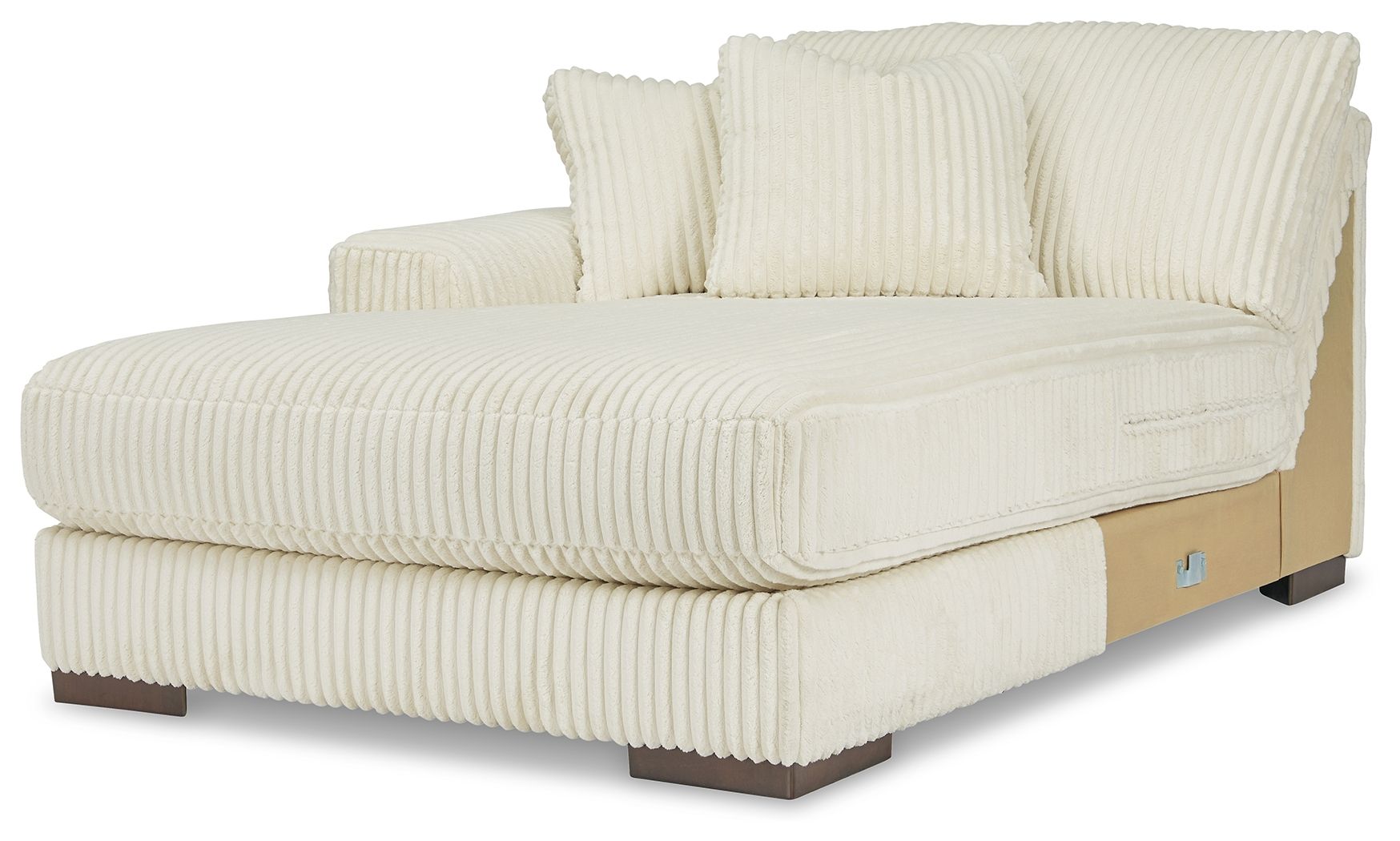 Ashley Furniture Lindyn - Super Chaise - Ivory - Image 9