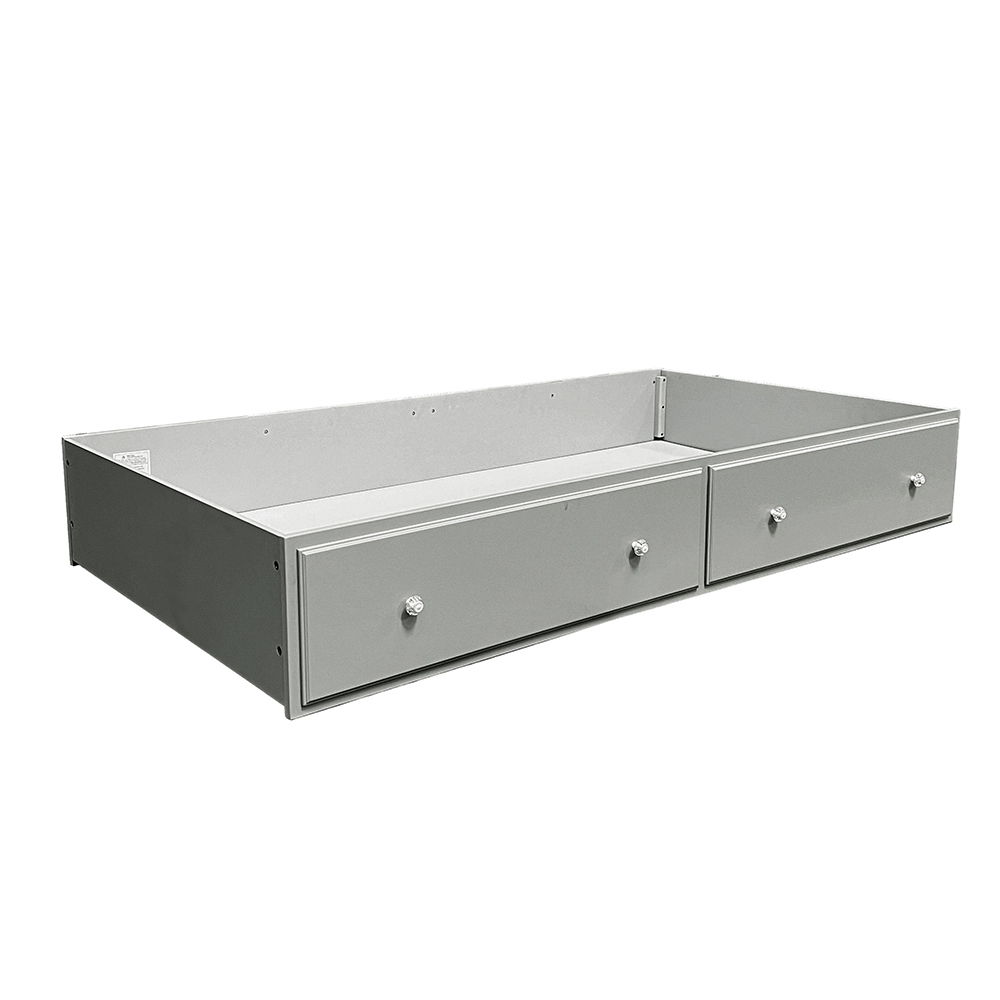 Flora - Twin Trundle - Gray, light gray, view 2