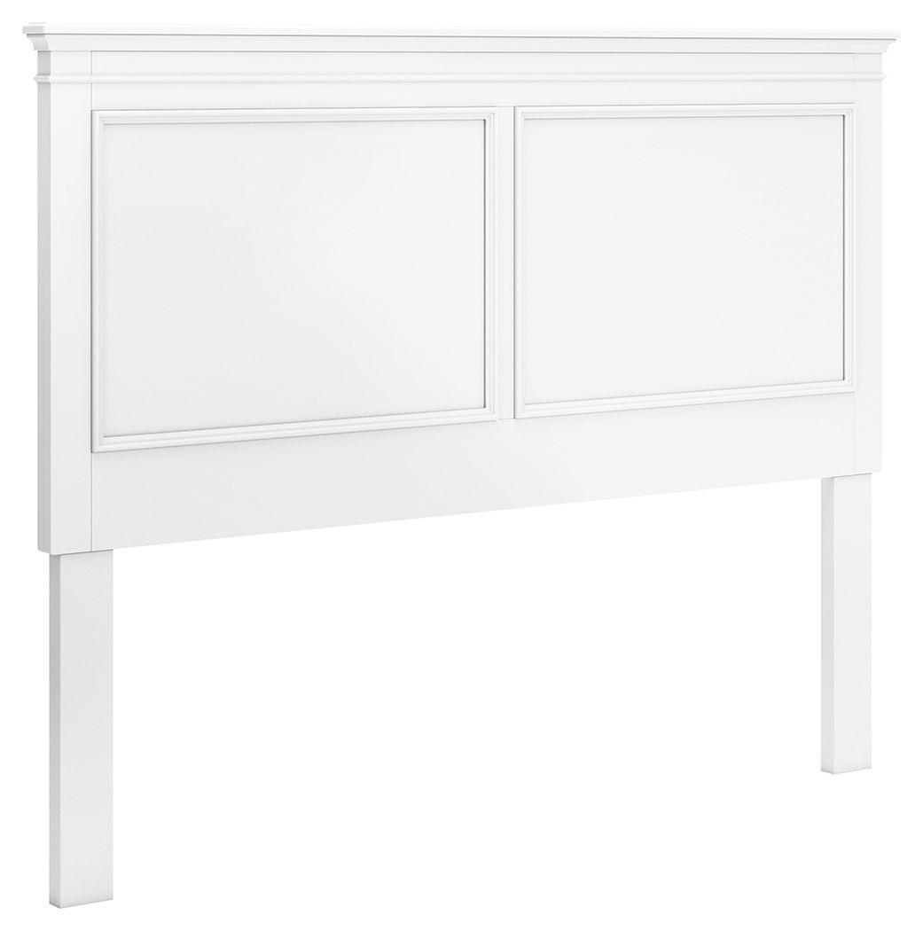 Fortman – Queen Panel Headboard – White