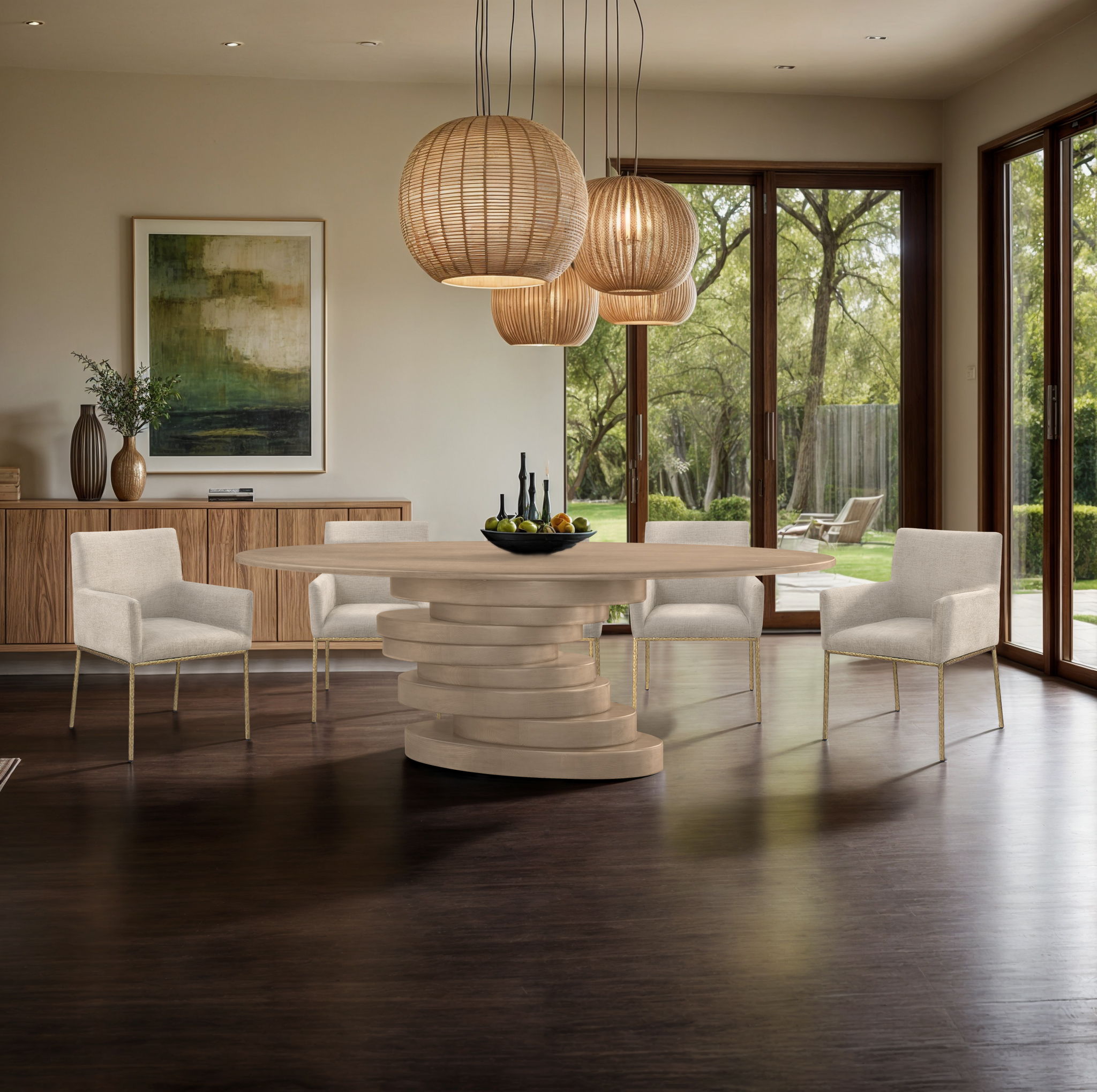Moriah - Dining Table - Oak