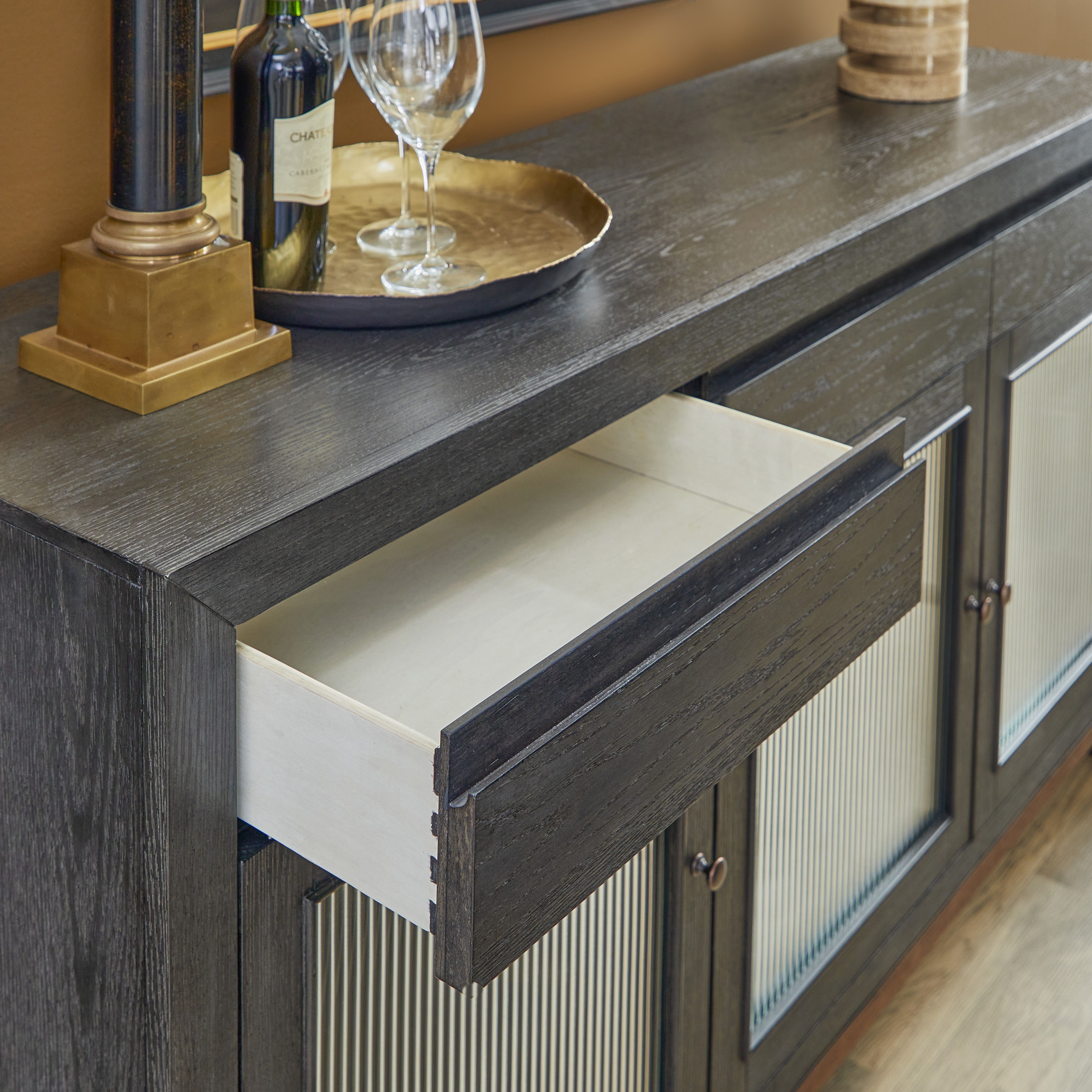 Waterfall - Buffet - Deep Ebony, black, view 8