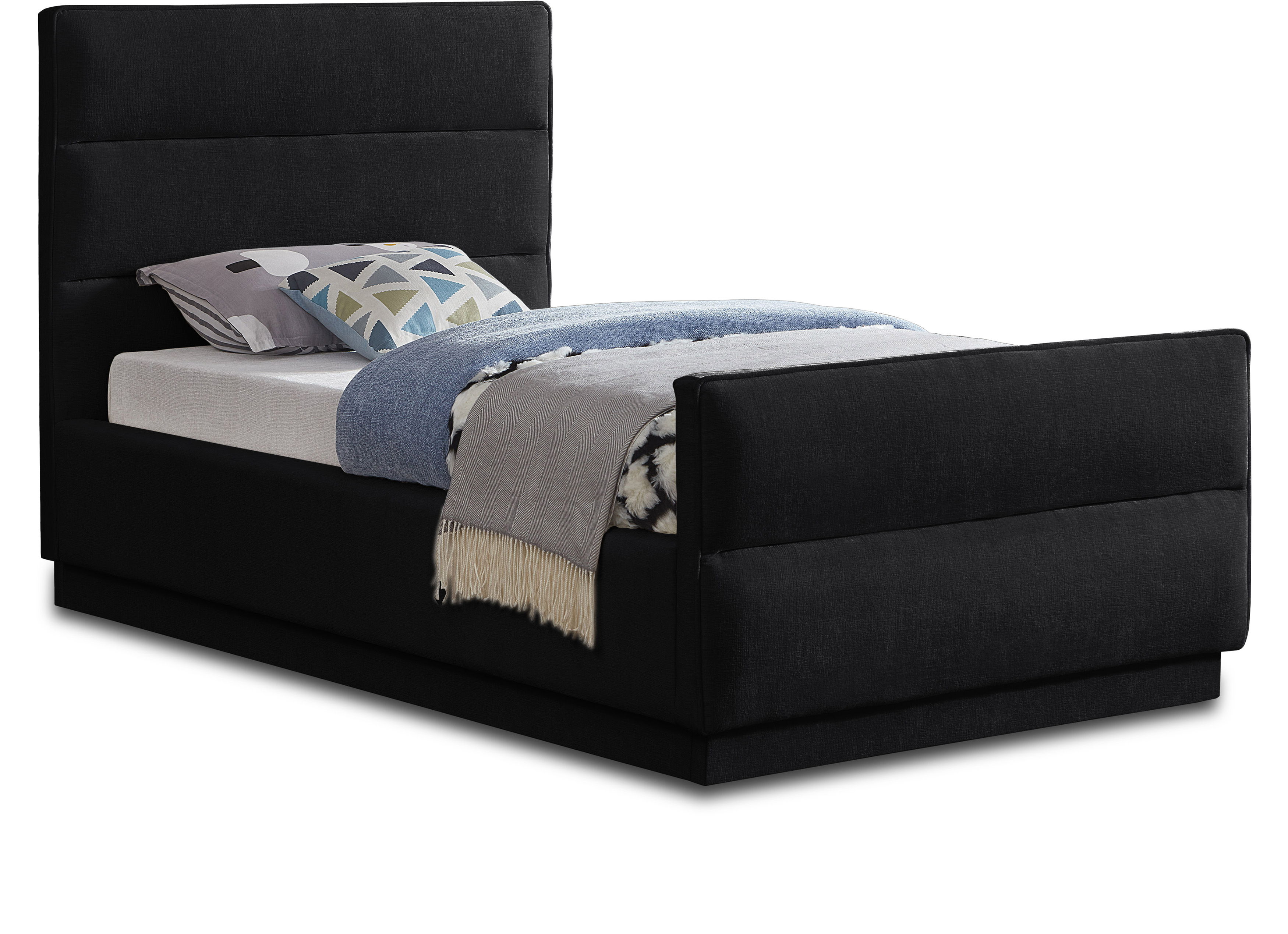 Paxton - Twin Bed - Black