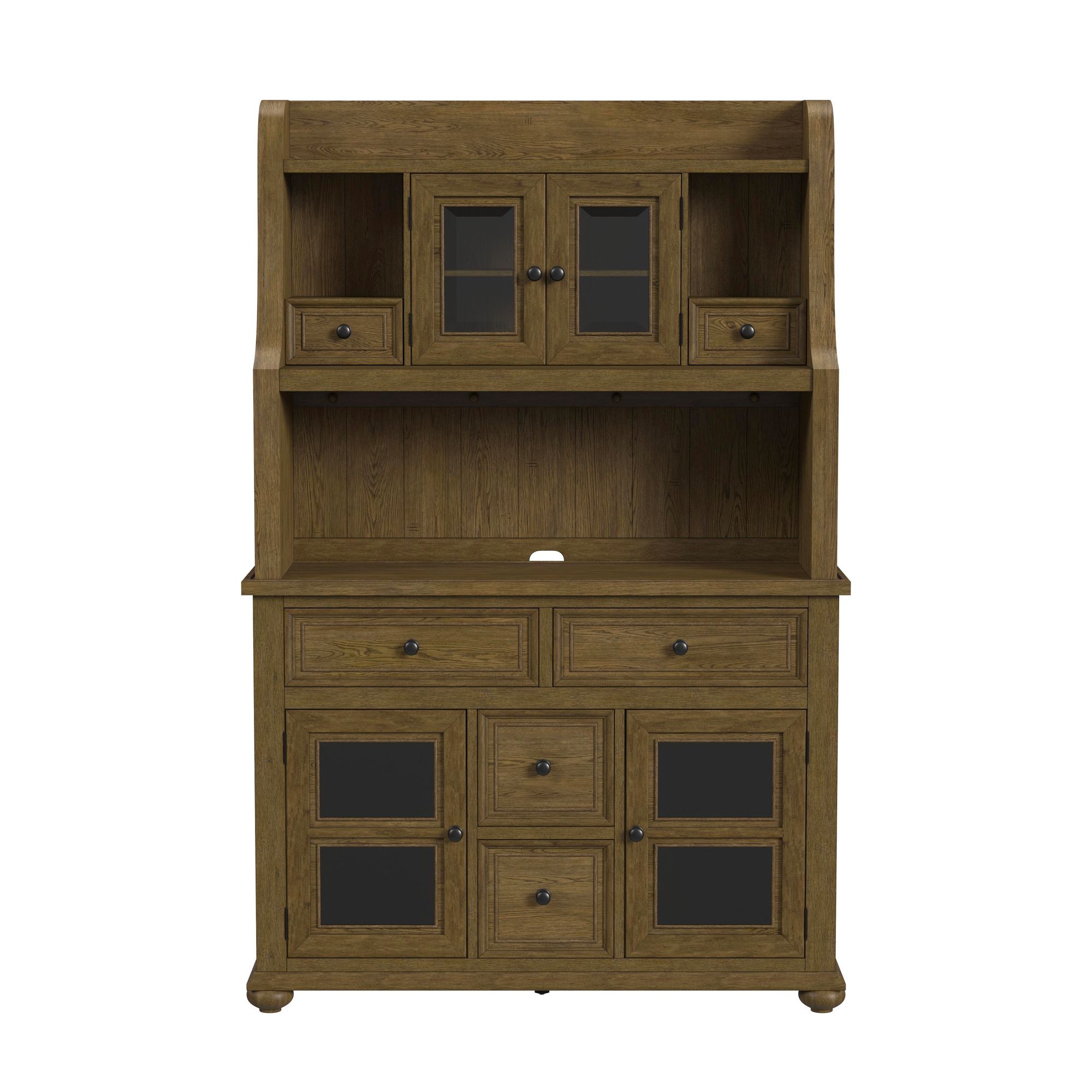 Heritage & Home - Buffet And Hutch - Oak Brown