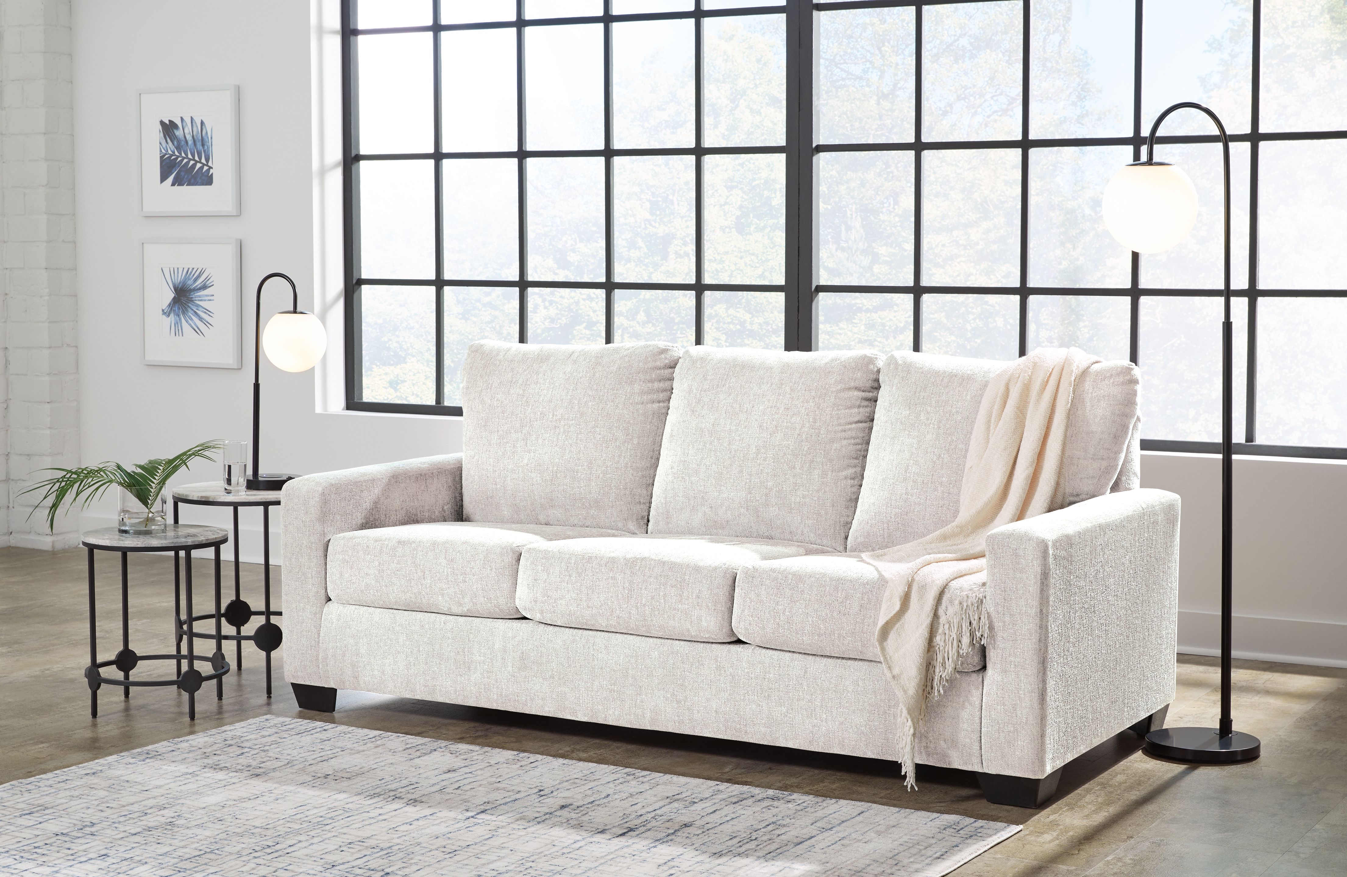 Rannis - Queen Sofa Sleeper - Snow