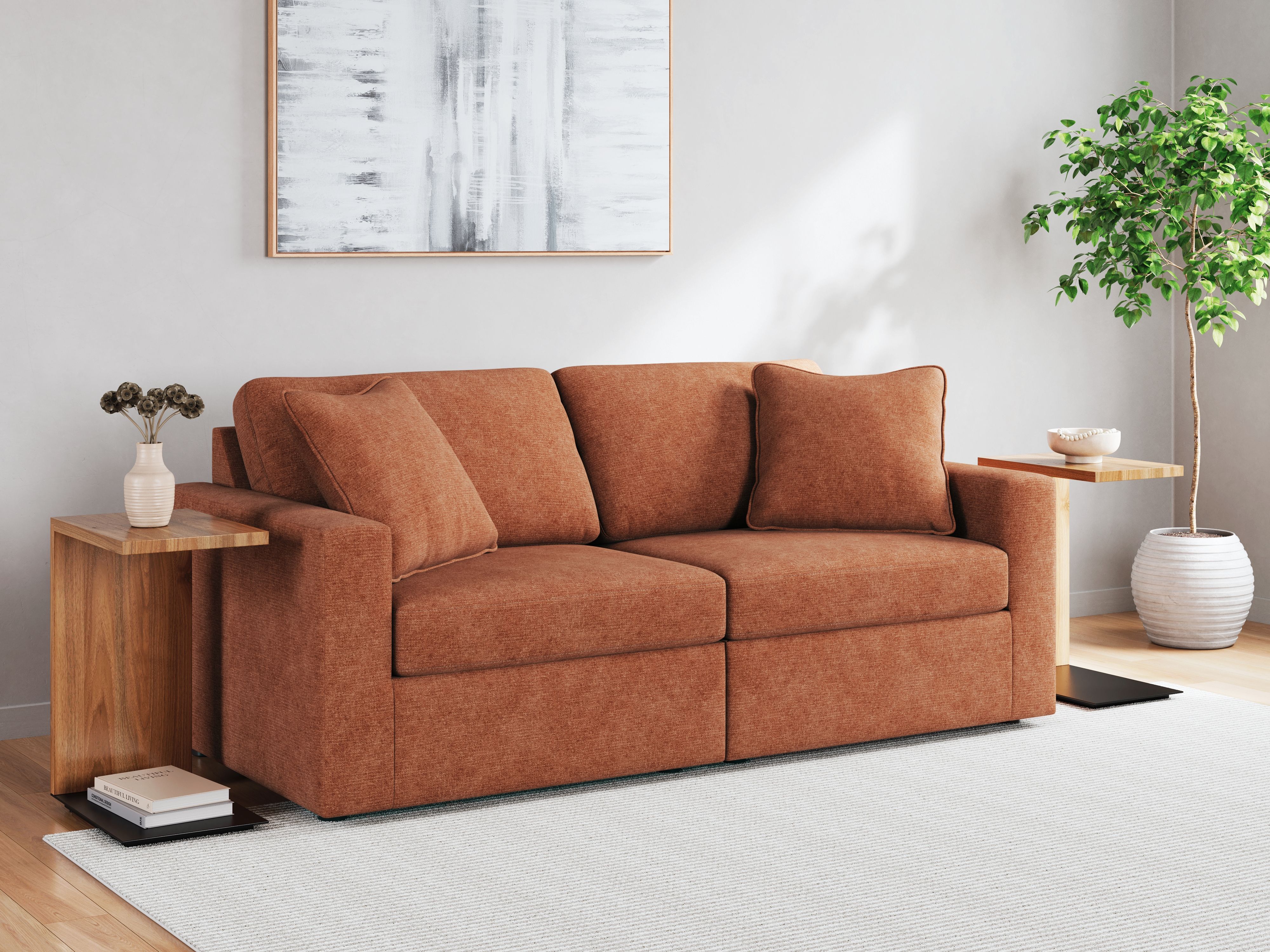 Ashley Furniture Modmax - 2-Piece Sectional - Spice - Image 3