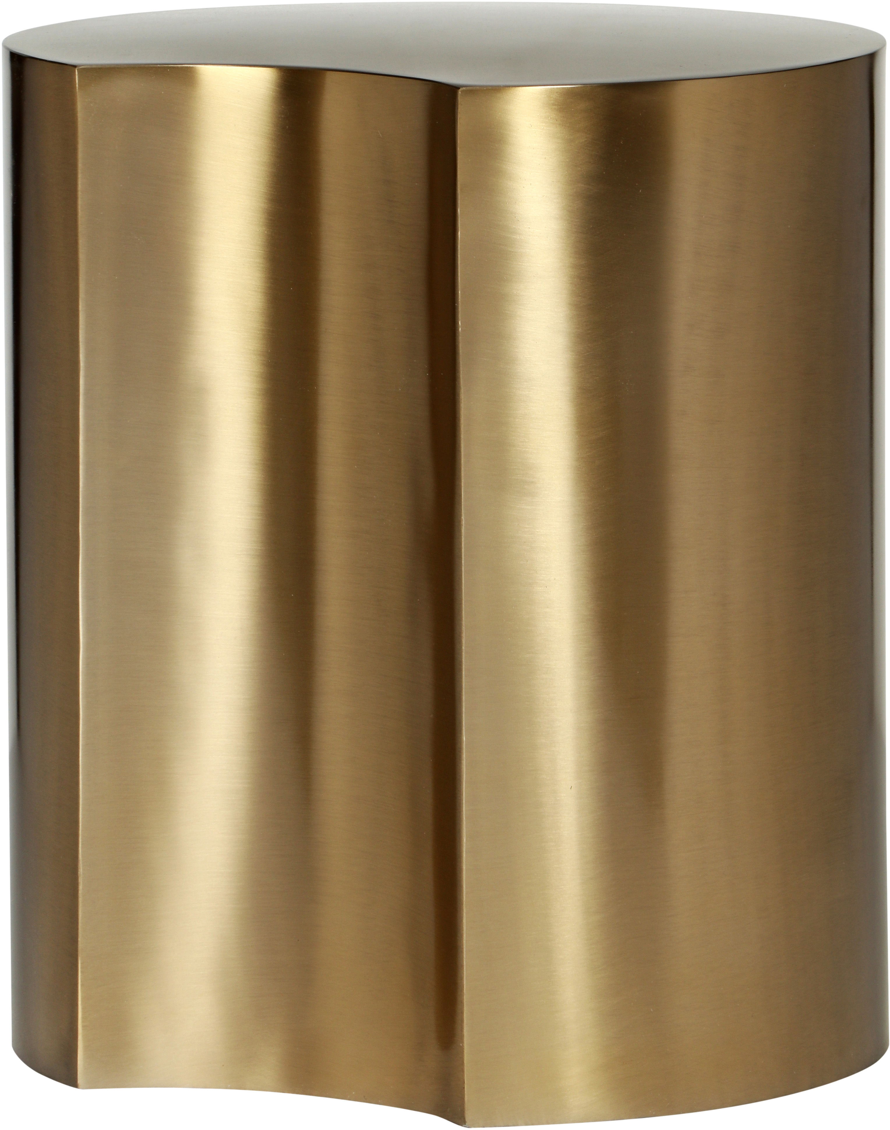 Dimple - 16" End Table - Gold