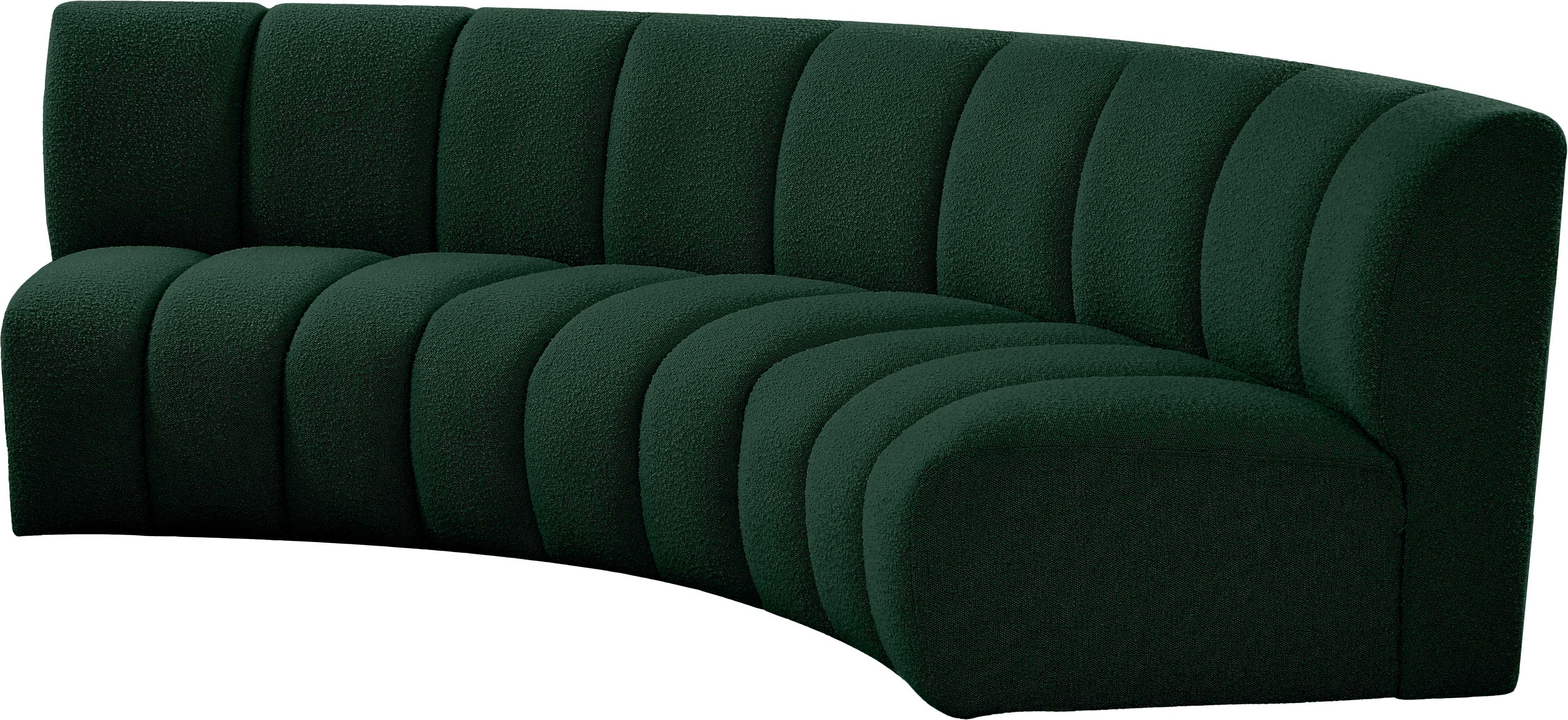 Infinity - 3 Piece Modular Sectional - Green