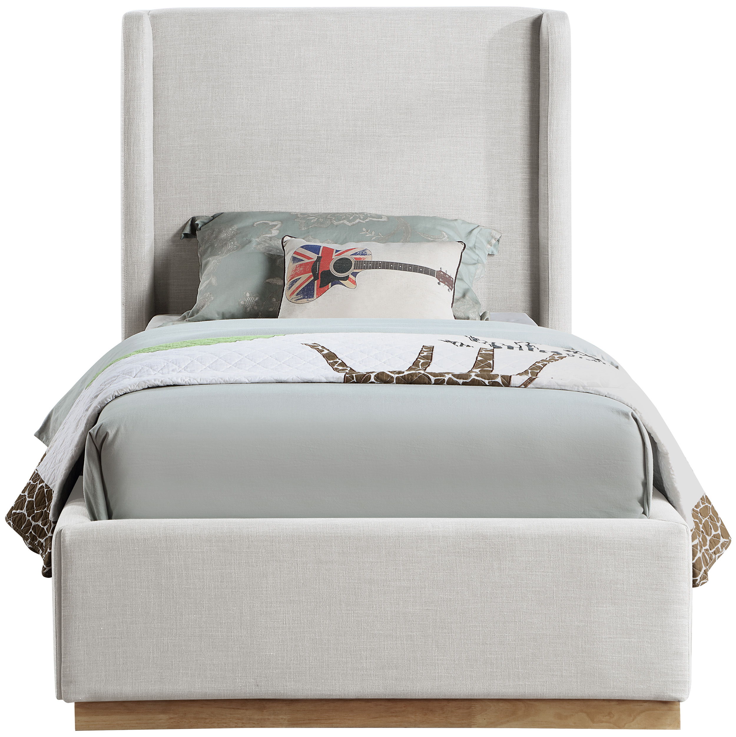 Flynn - Twin Bed - Cream