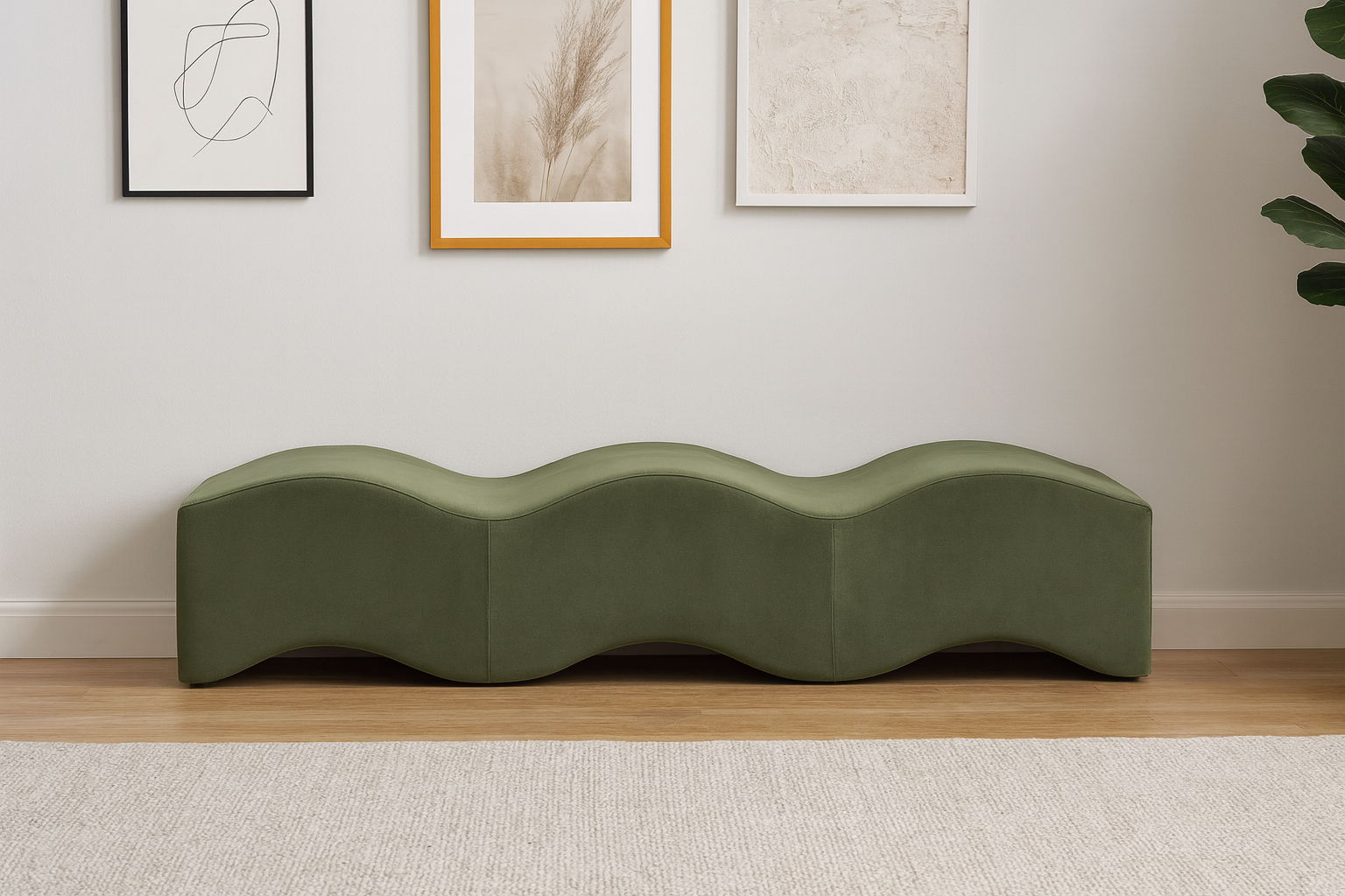Wave - Bench - Green