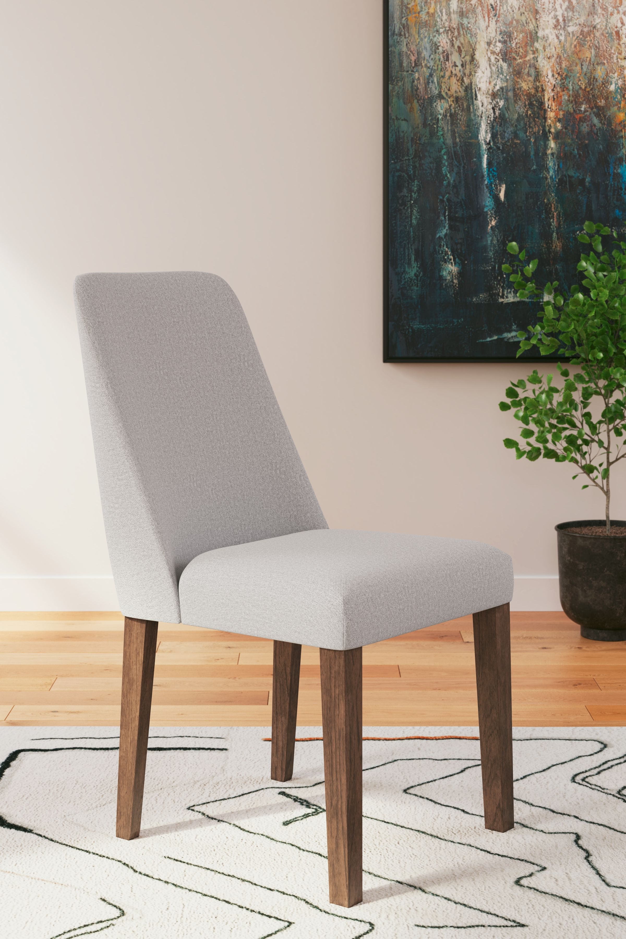 Ashley Furniture Lyncott - 5 Pc. - Dining Room Table, 4 Side Chairs - Brown / Gray - Image 3