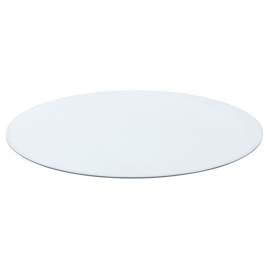 54\" 8mm Round Glass Top - Clear