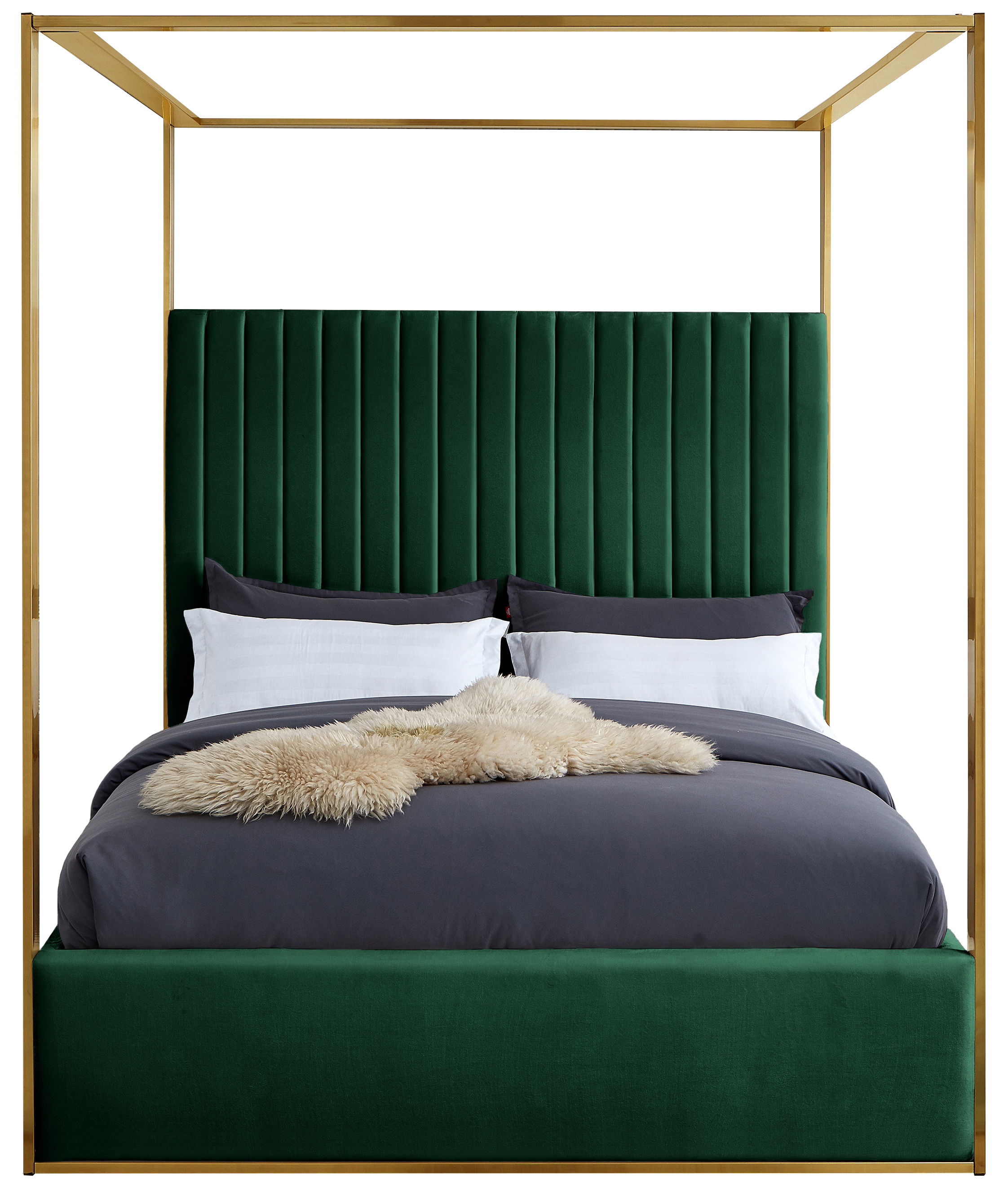 Jones - King Bed - Green